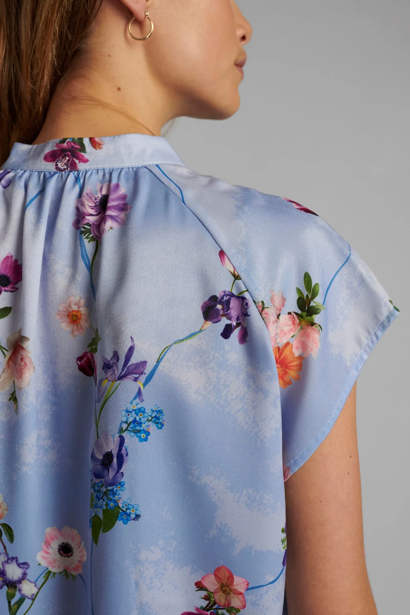 NUCUBA BLOUSE - Wedgewood - Image 5