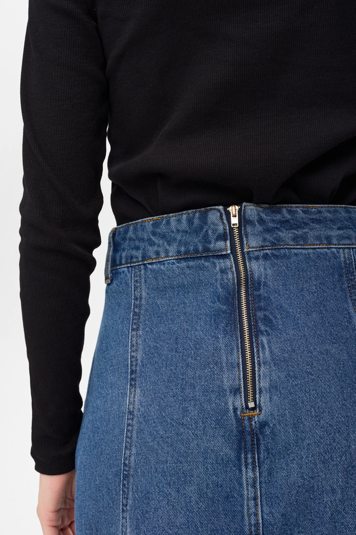 NUCUBA SKIRT - Classic Blue Denim - Image 6
