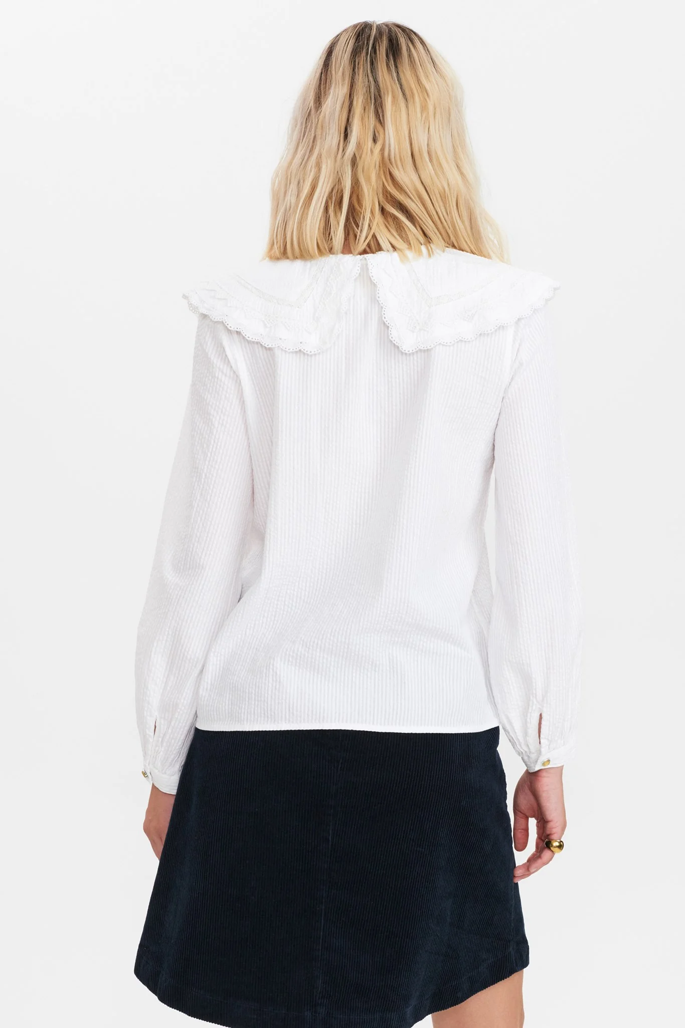 NUCURRAN BLOUSE - Bright White - Image 2