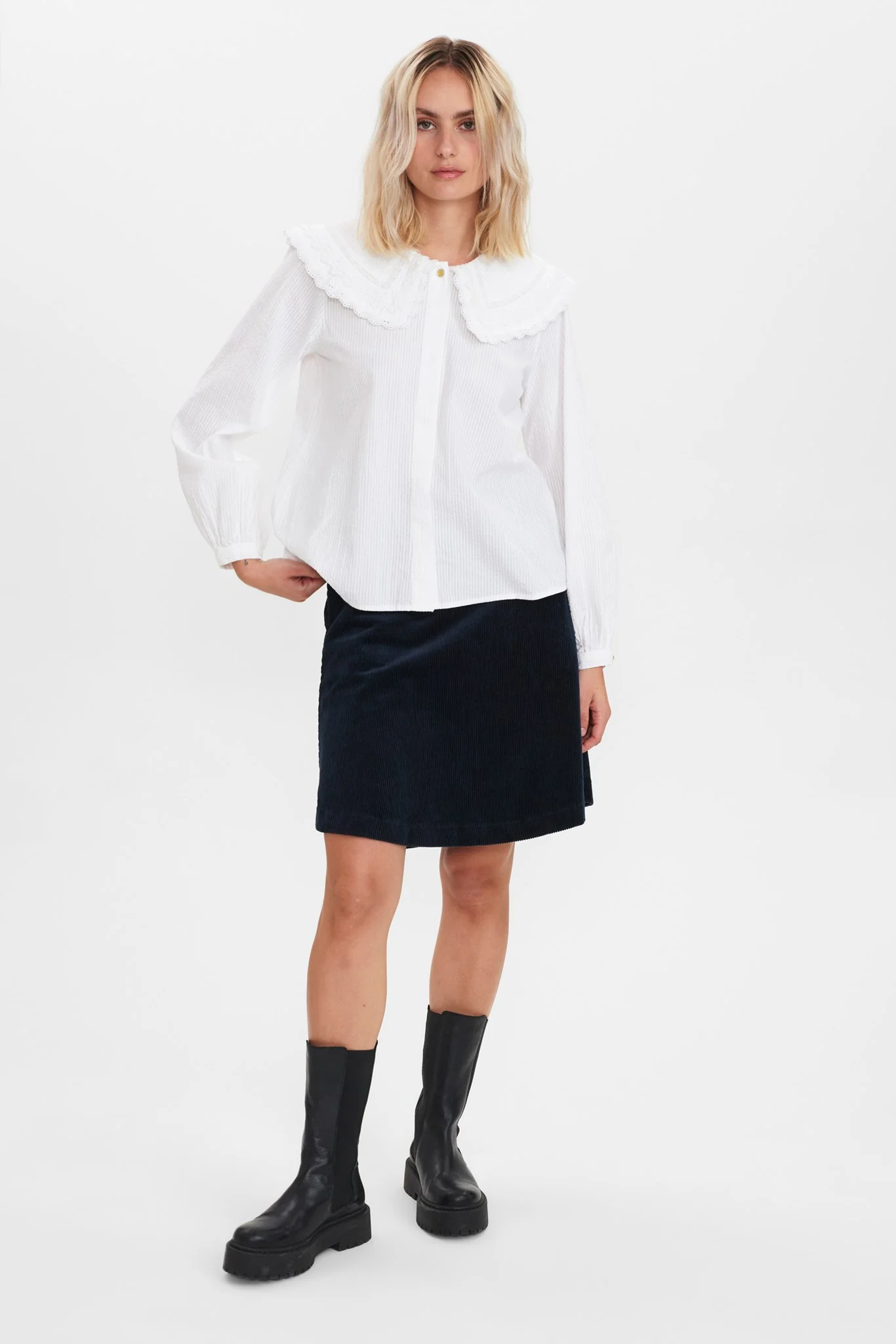 NUCURRAN BLOUSE - Bright White - Image 3