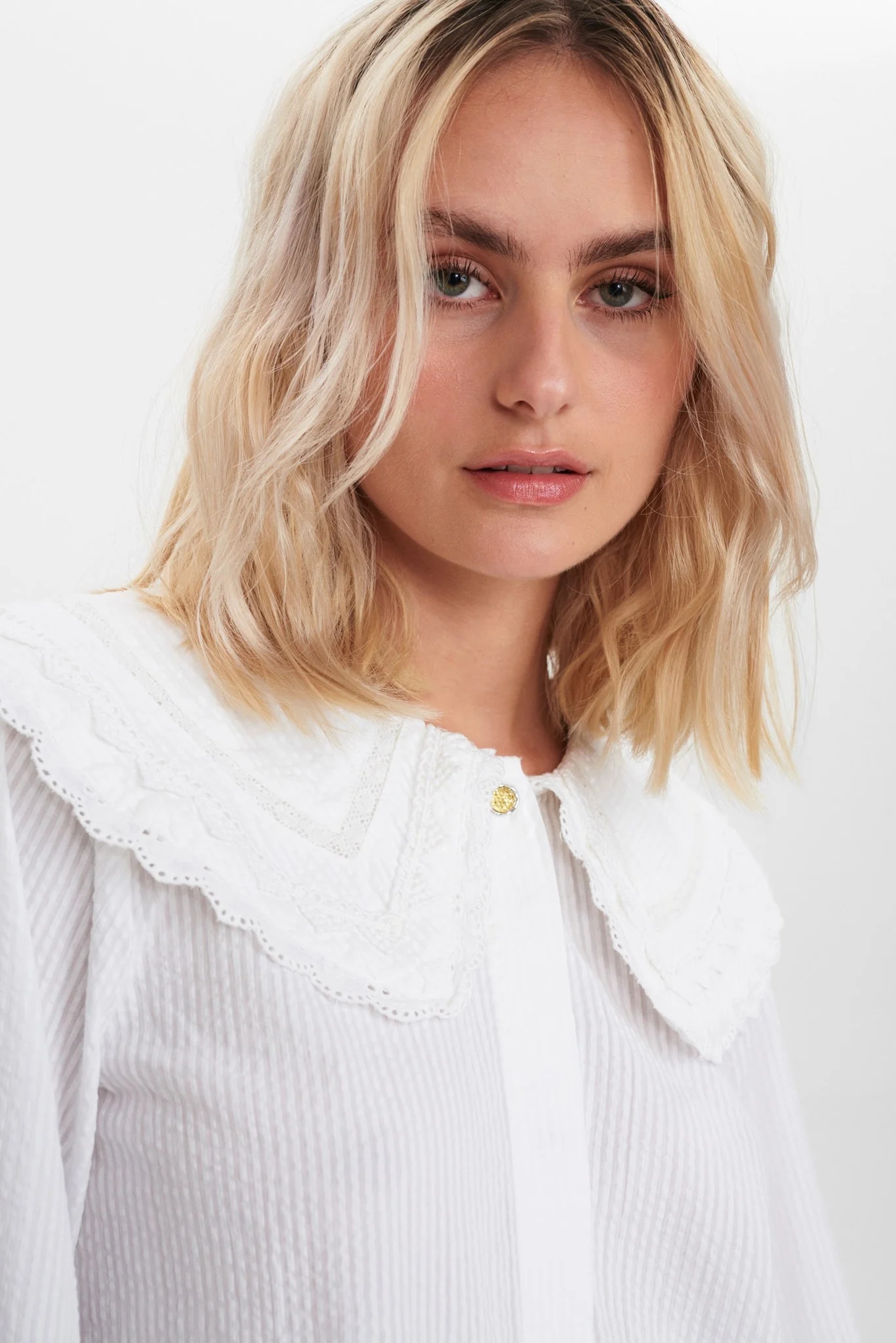 NUCURRAN BLOUSE - Bright White - Image 4
