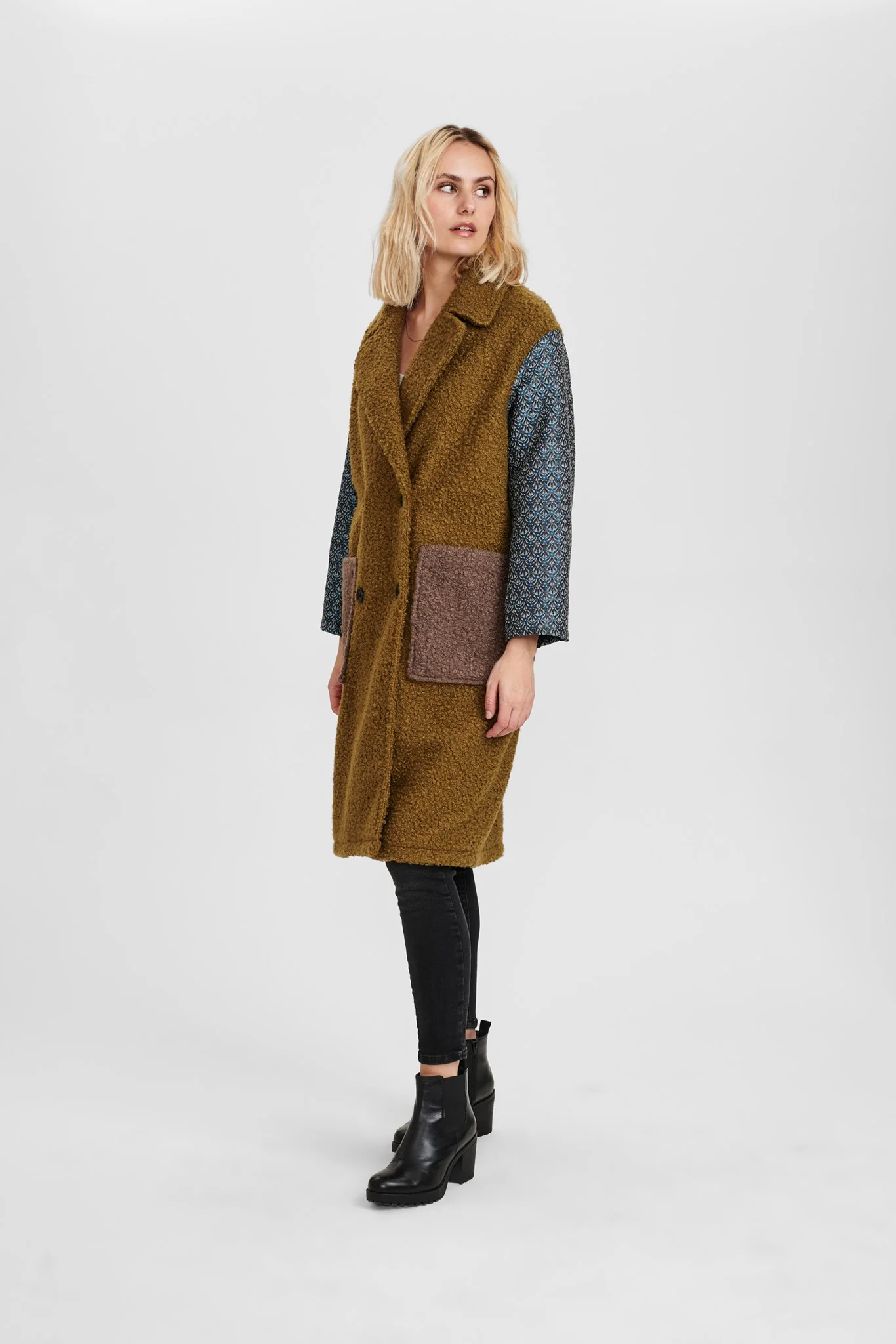 NUCYAN LONG JACKET - Breen - Image 3