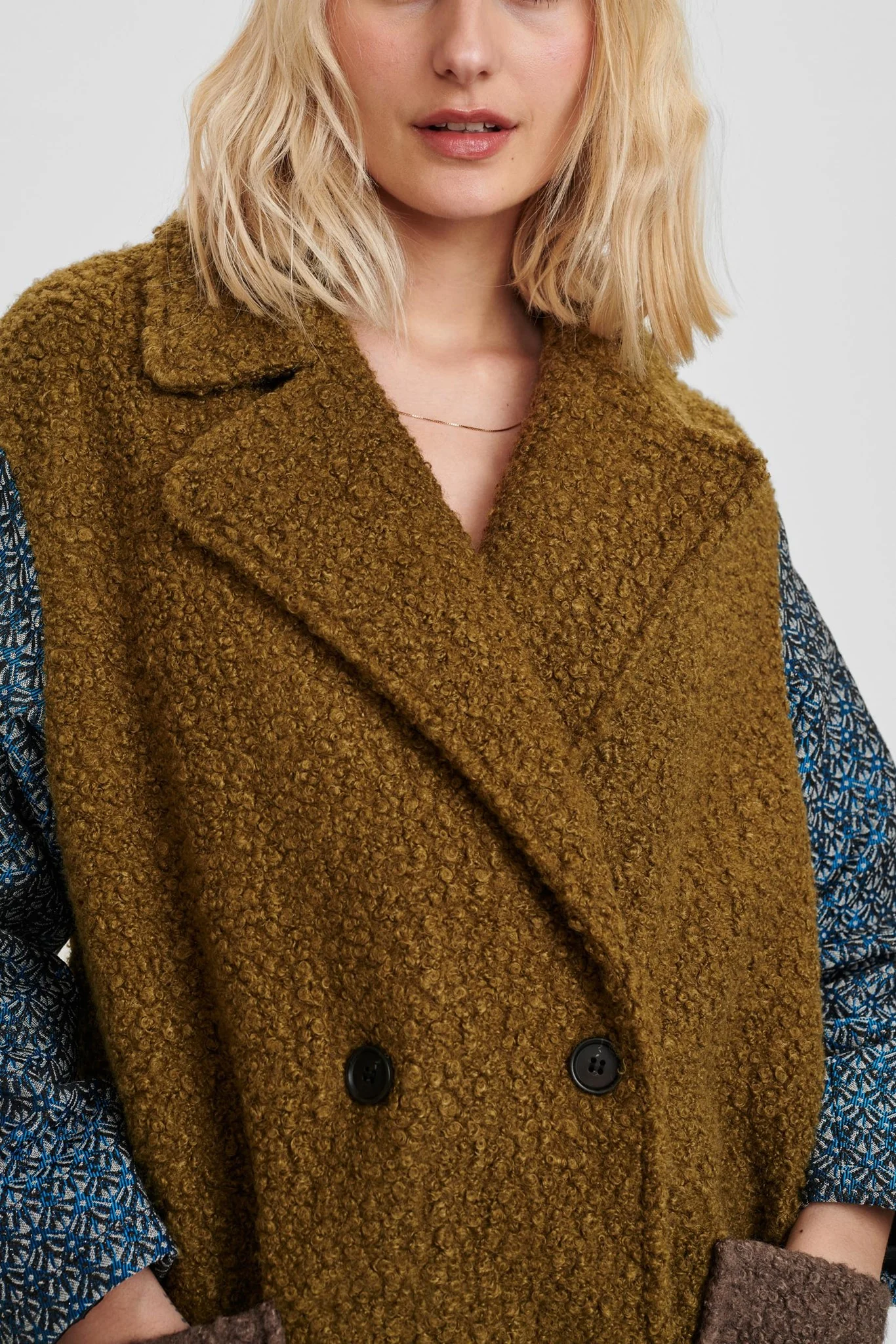 NUCYAN LONG JACKET - Breen - Image 4
