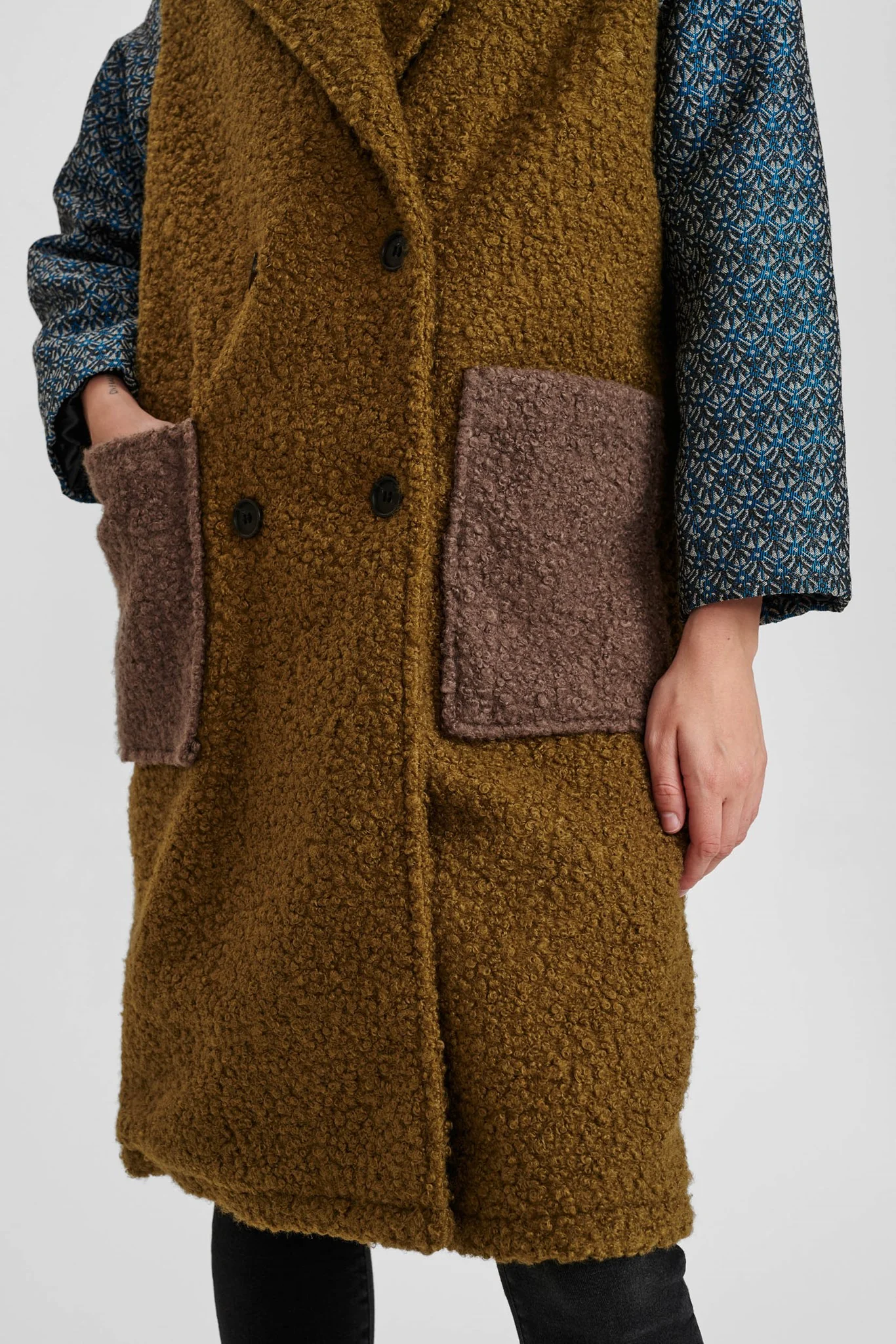 NUCYAN LONG JACKET - Breen - Image 5