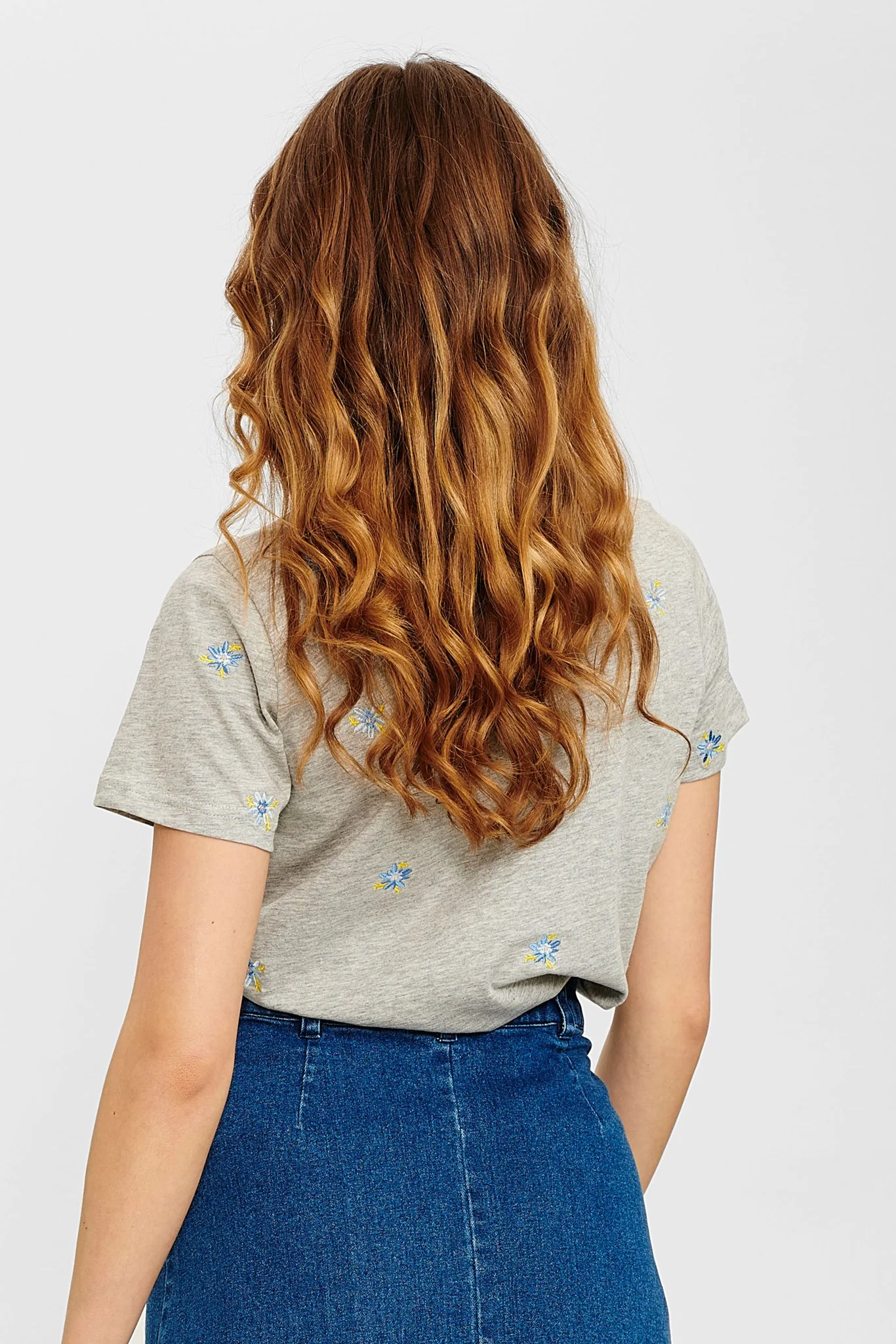NUCYLIA TEE - Light grey mel - Image 2