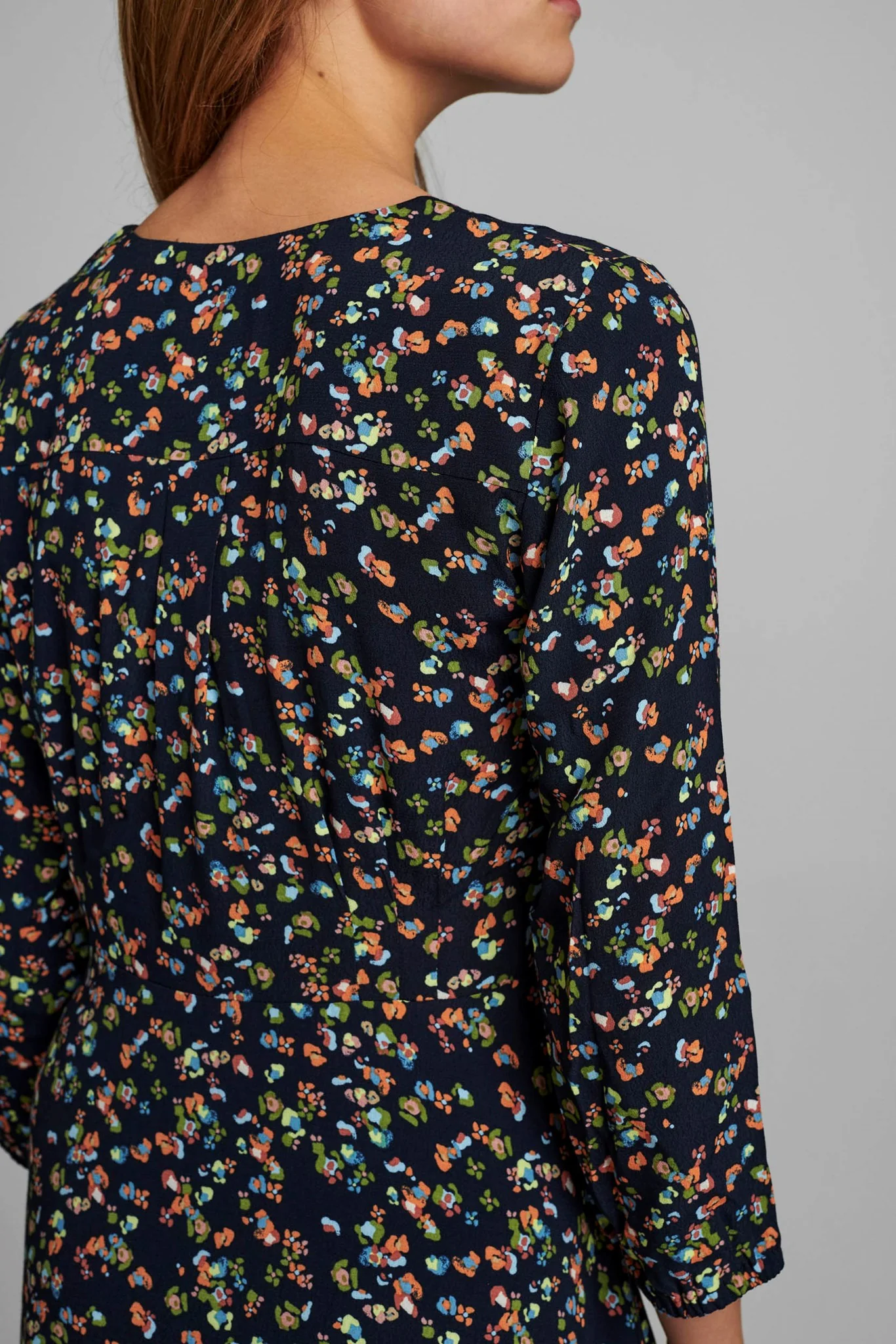NUDACEY DRESS 3/4 SLEEVE  - Dark Sapphire - Image 5