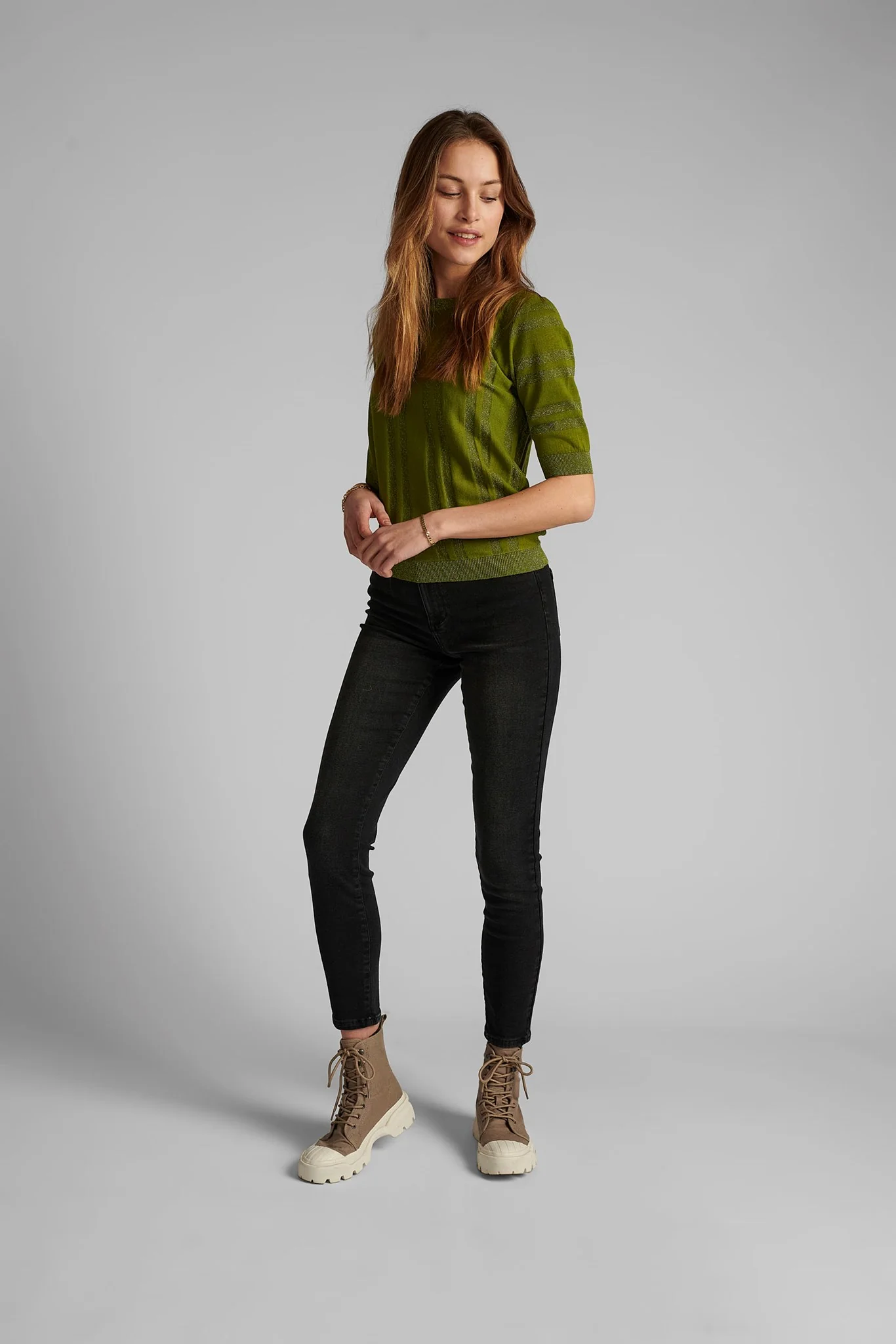 NUDAGAN PULLOVER  - Calla Green - Image 3