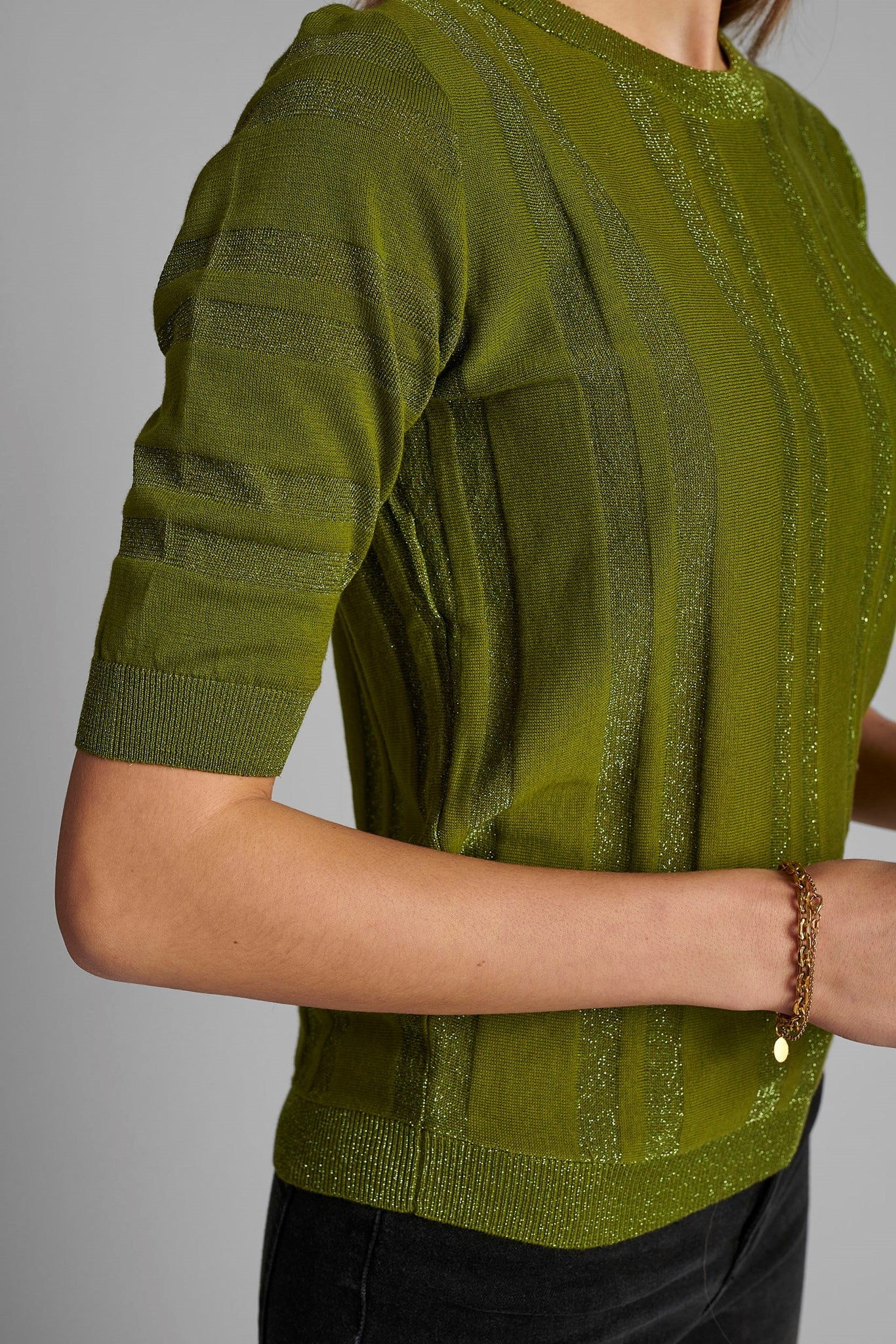 NUDAGAN PULLOVER  - Calla Green - Image 5