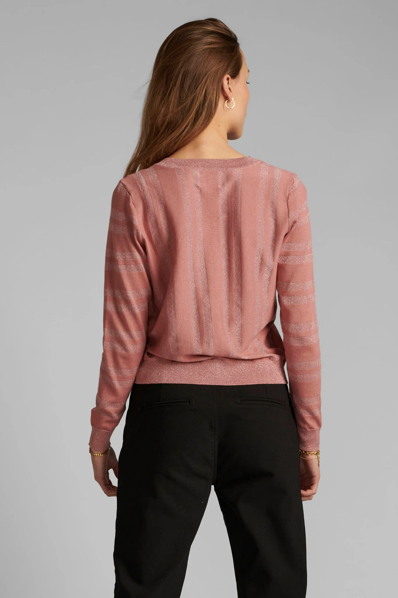 NUDAGAN STEFFIE CARDIGAN  - Ash Rose - Image 2