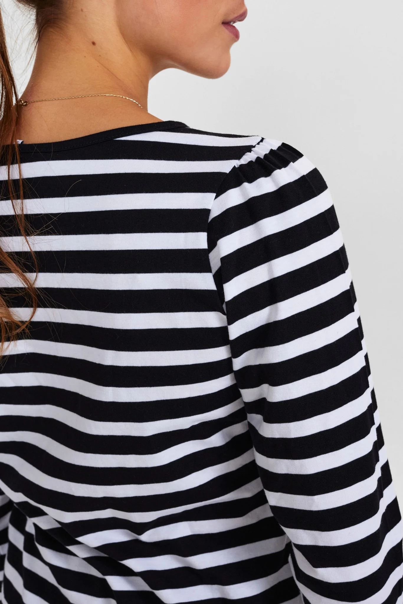 NUDAIMI LS T-SHIRT-NOOS-GOTS - Bright White - Image 5