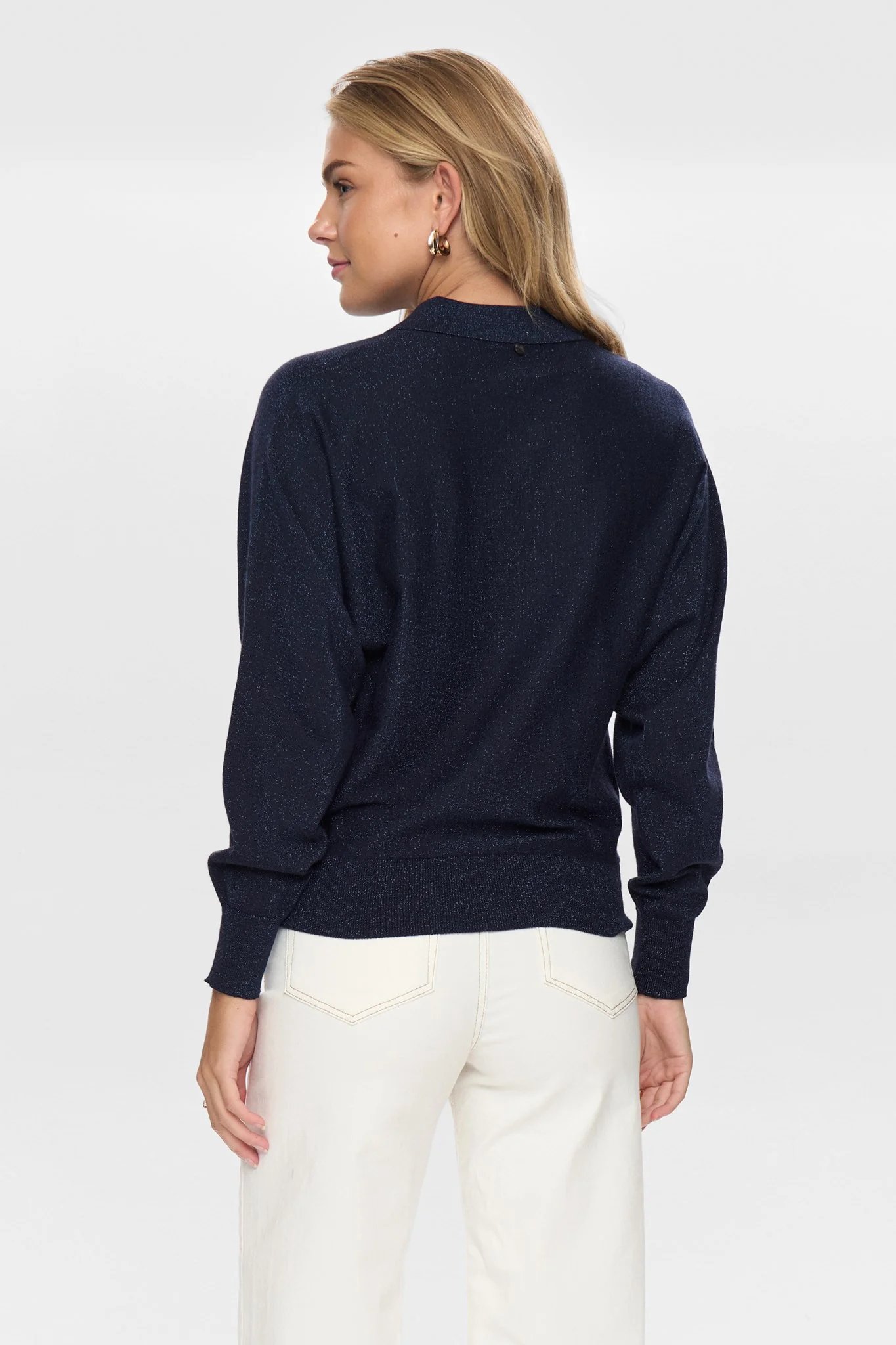 NUDAJANA L/S POLO - Dark Sapphire - Image 2