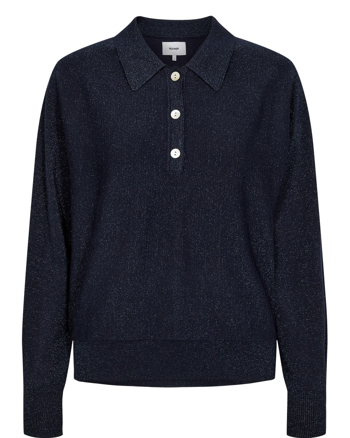 NUDAJANA L/S POLO - Dark Sapphire - Image 6