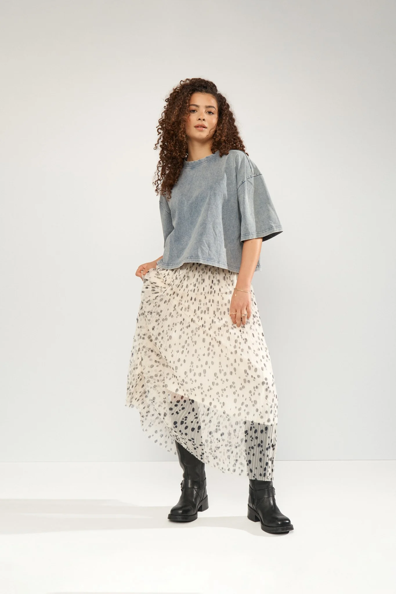 NUDALMA MESH SKIRT - Pristine - Image 5