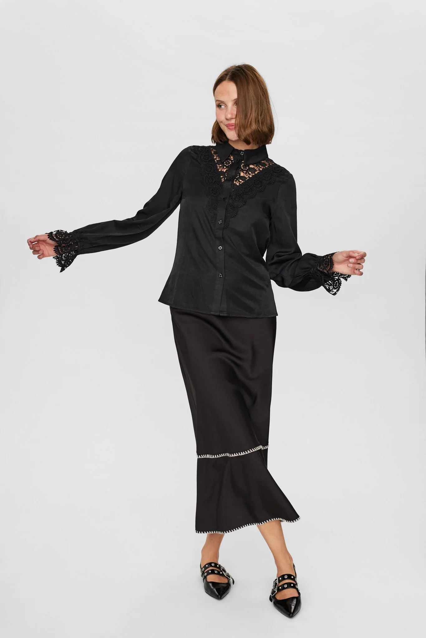 NUDARLA SHIRT - Caviar - Image 6