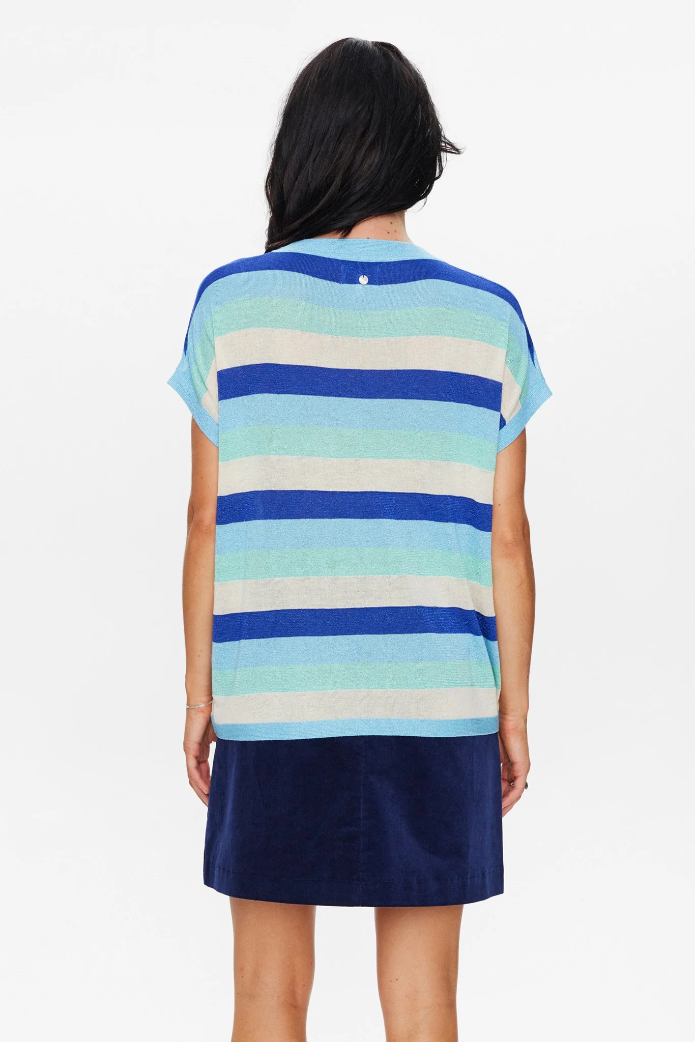 NUDARLENE LUREX  PULLOVER - Baltic Sea - Image 2