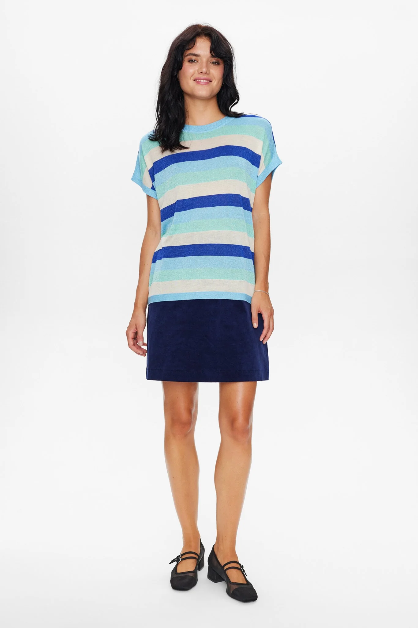 NUDARLENE LUREX  PULLOVER - Baltic Sea - Image 3