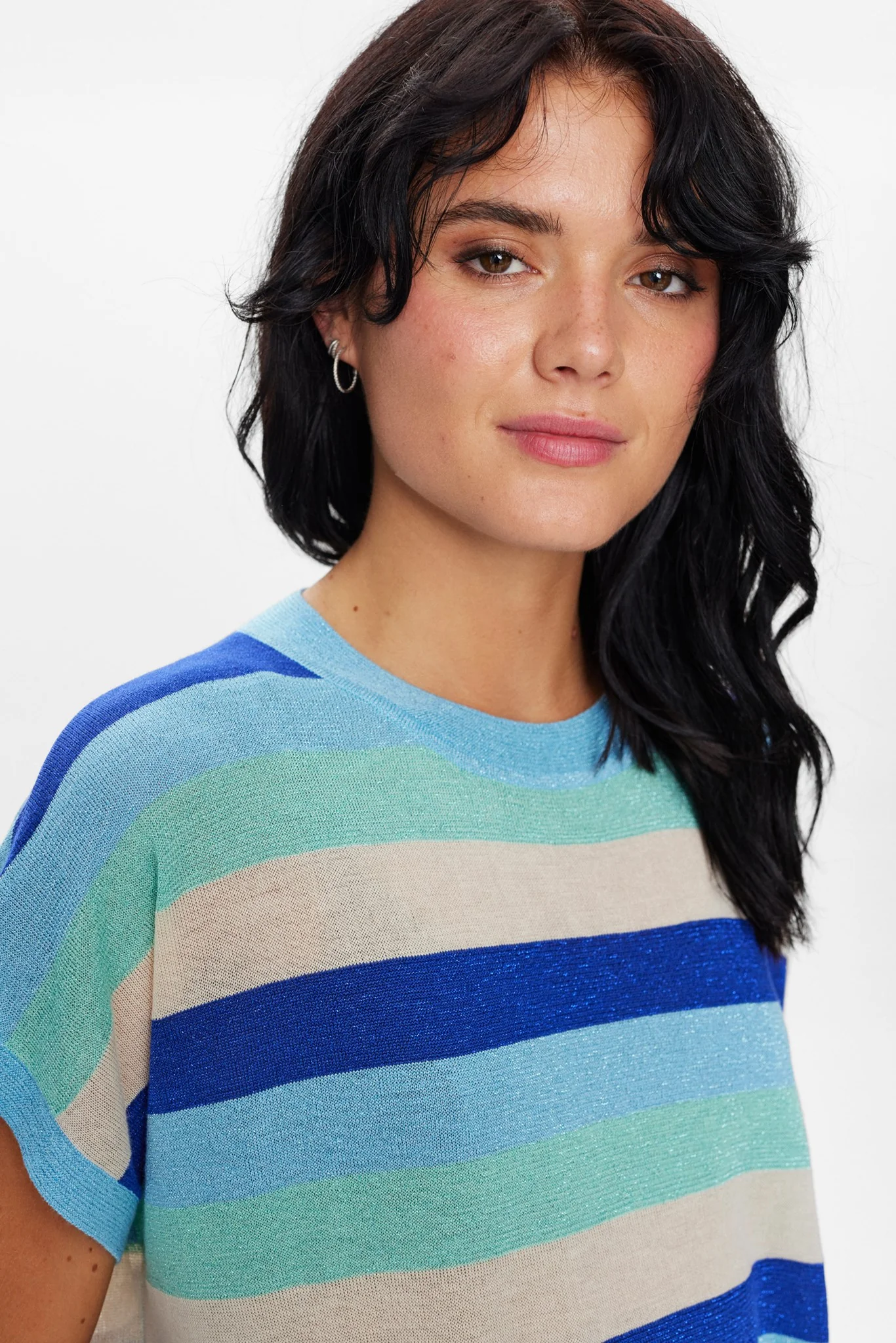 NUDARLENE LUREX  PULLOVER - Baltic Sea - Image 5