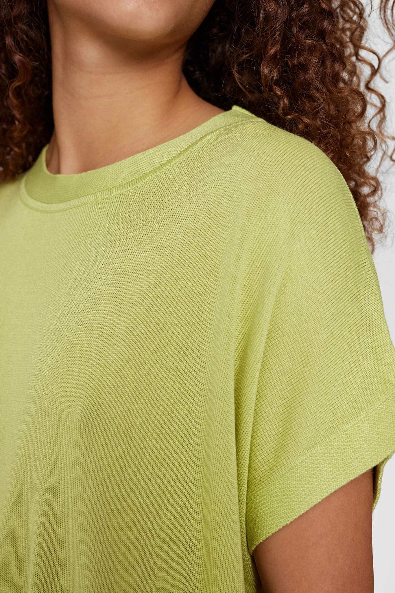 NUDARLENE PULLOVER  - Celery Green - Image 4
