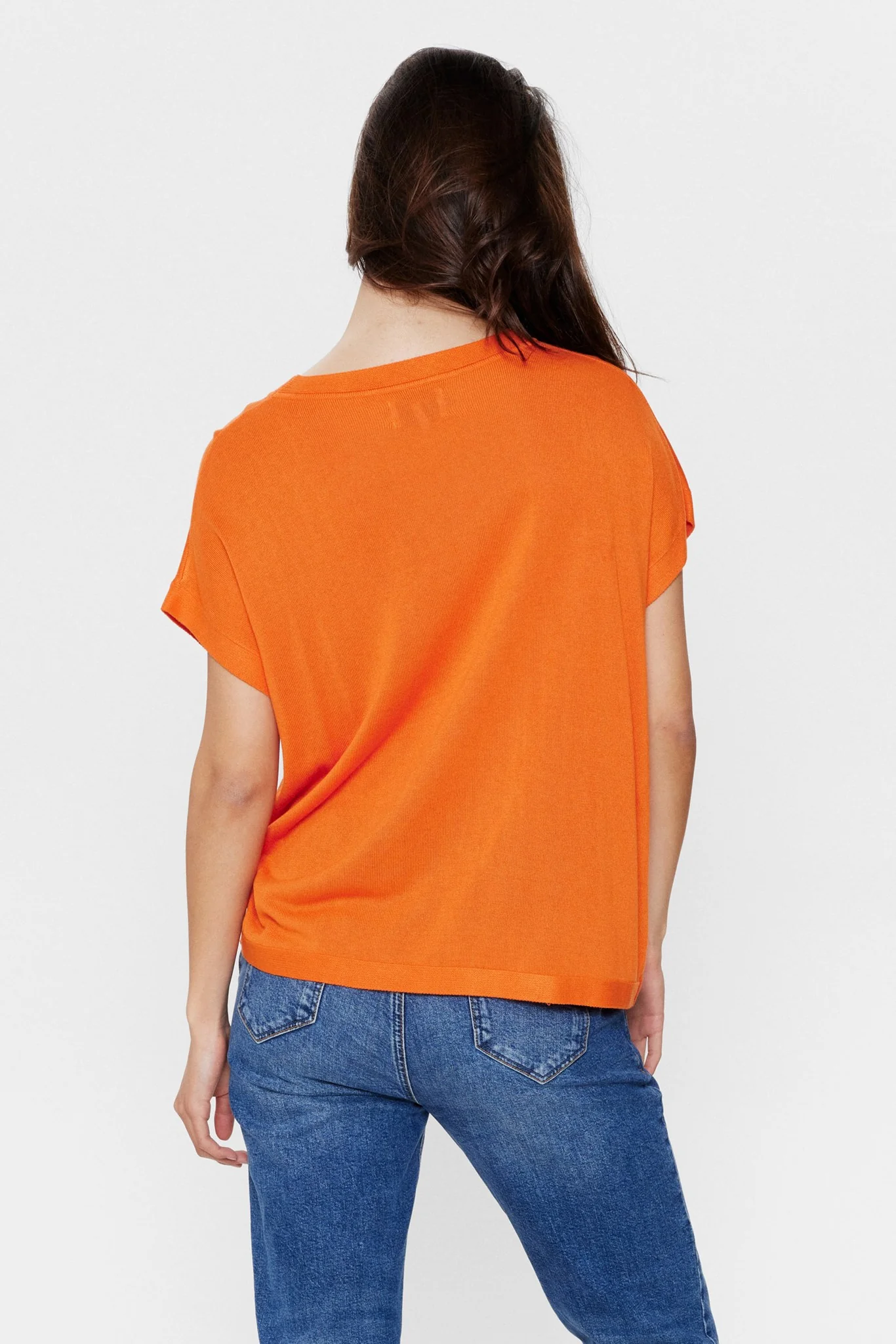 NUDARLENE PULLOVER  - Red Orange - Image 2