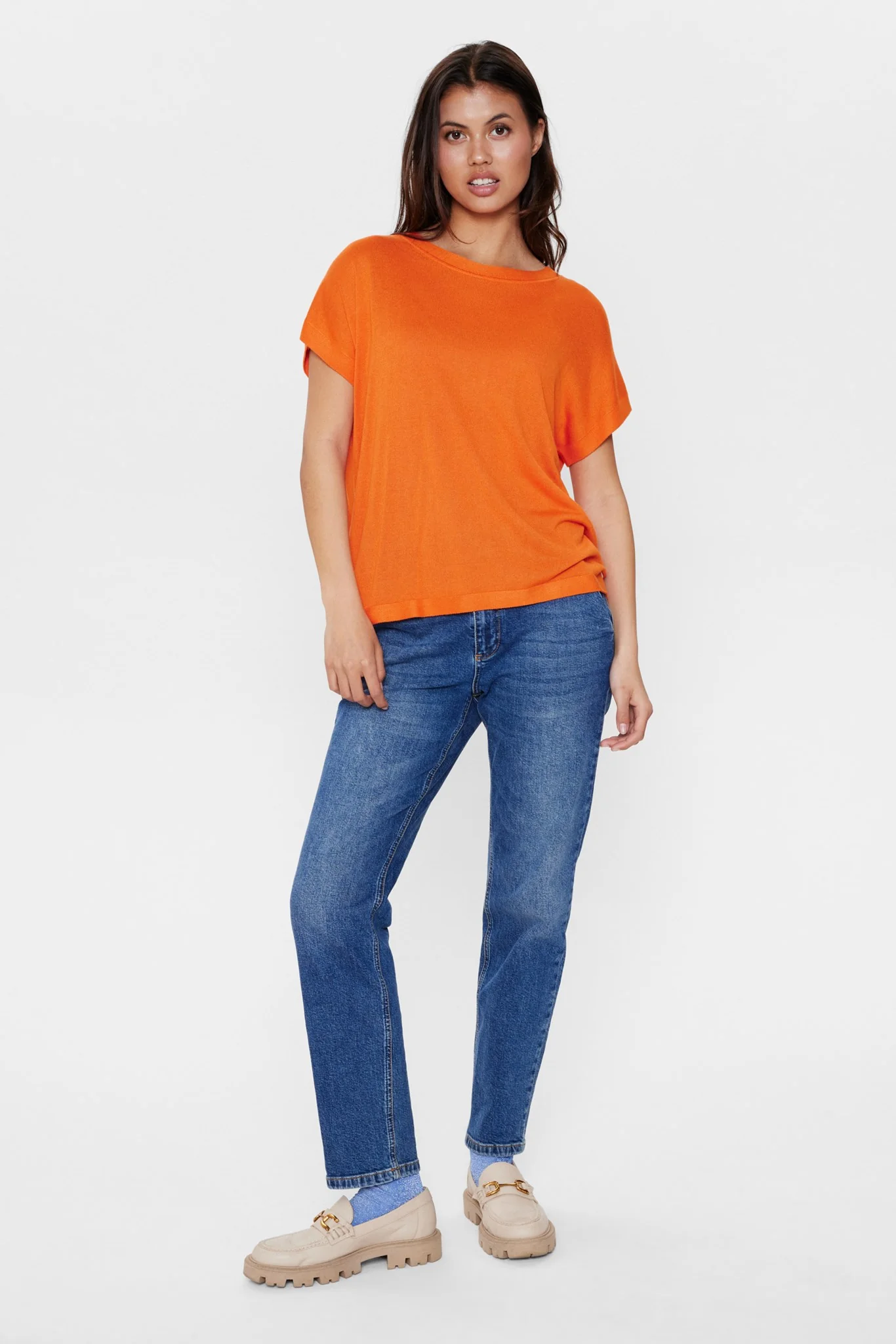 NUDARLENE PULLOVER  - Red Orange - Image 3