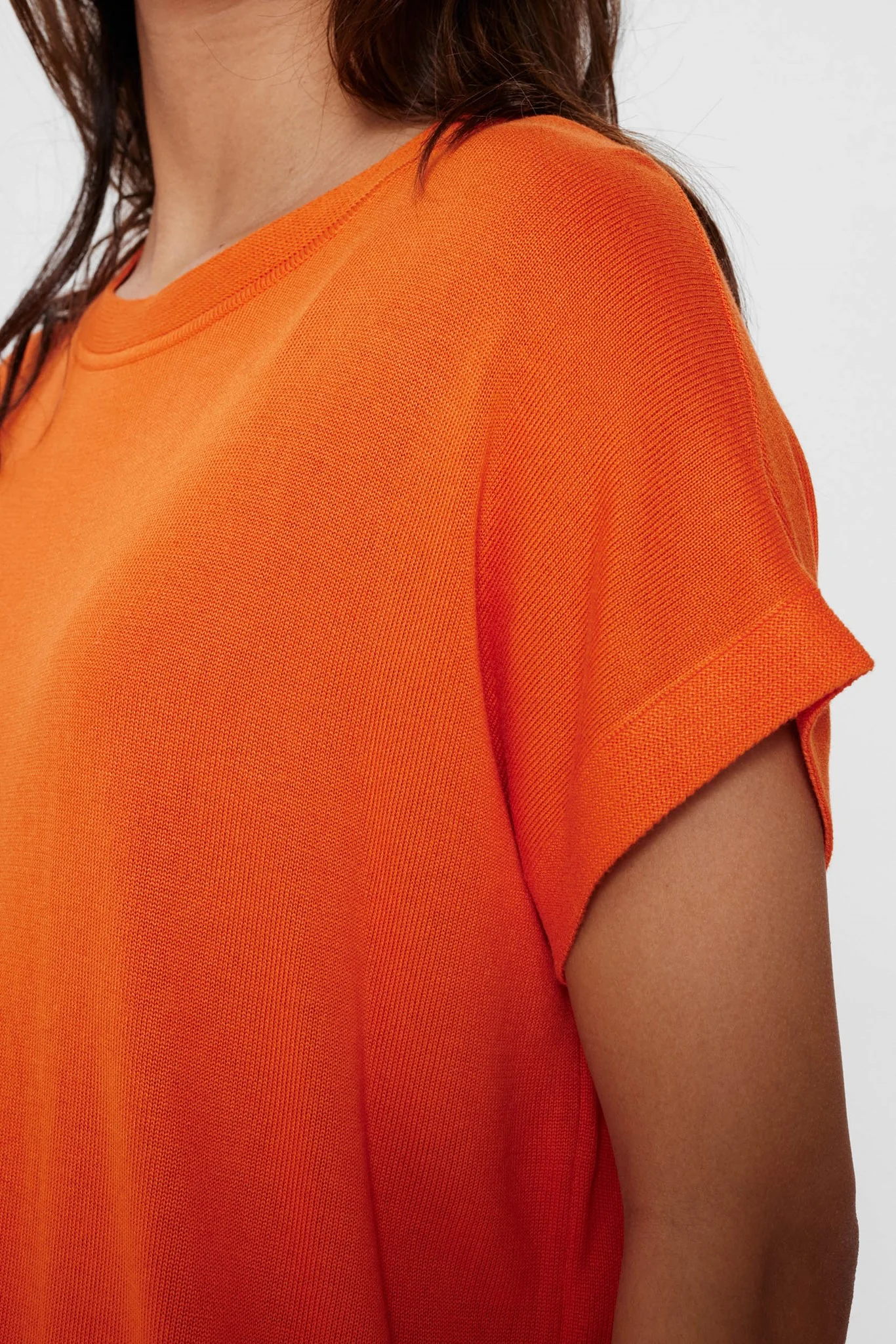 NUDARLENE PULLOVER  - Red Orange - Image 5