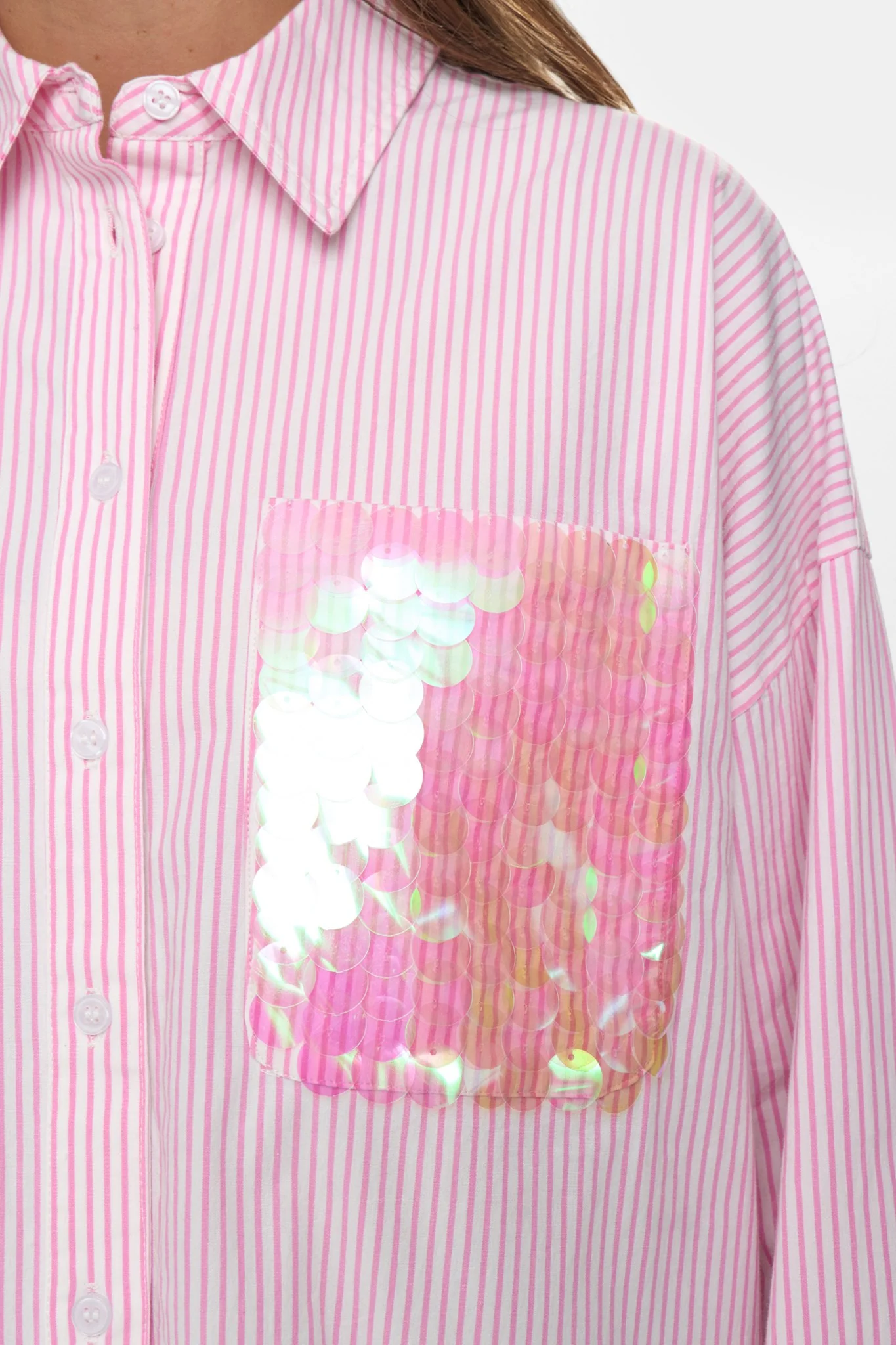 NUDARMI SHIRT - Fuchsia Pink - Image 4