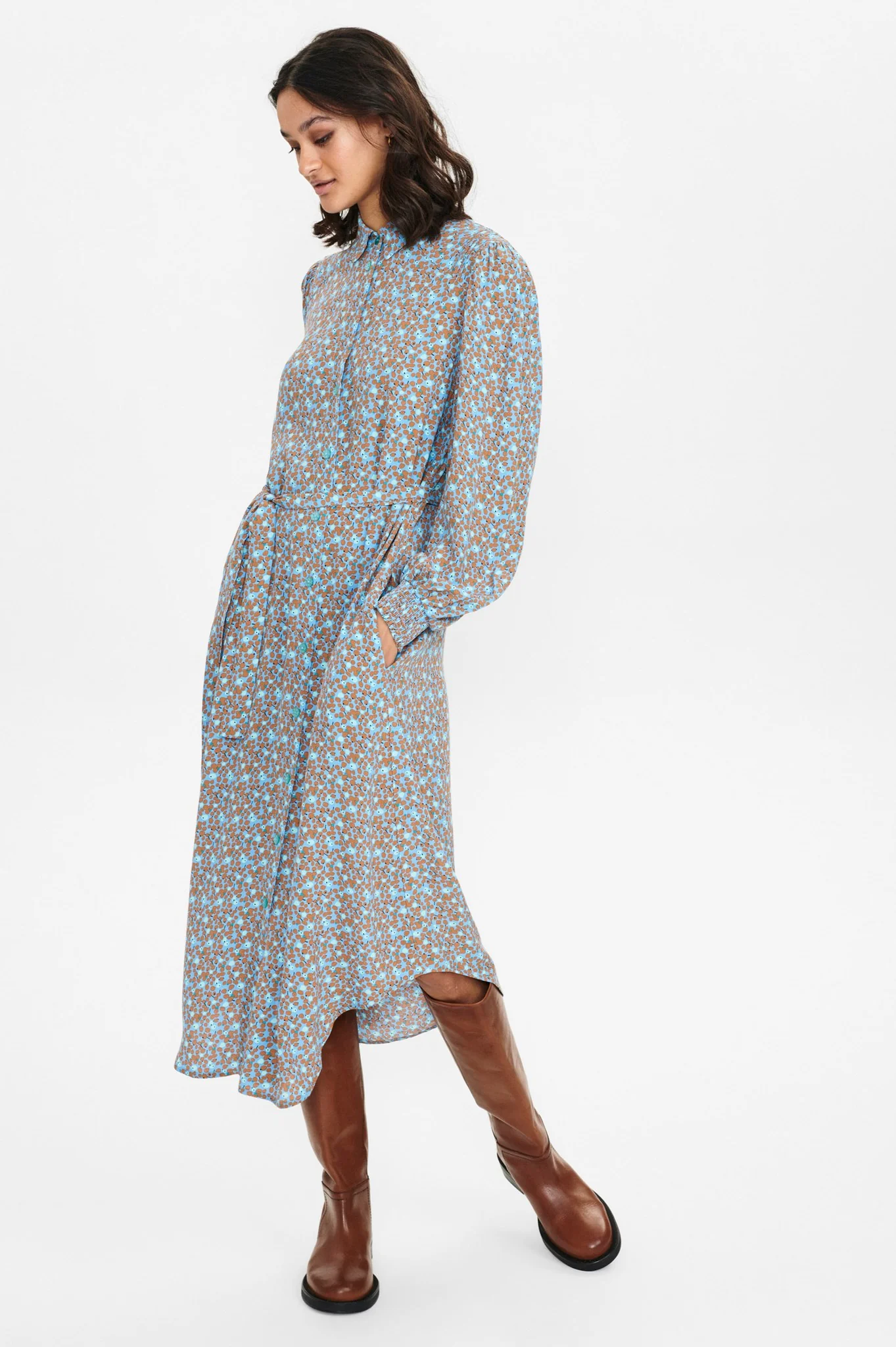 NUDARU DRESS - Della Robbia Blue - Image 3