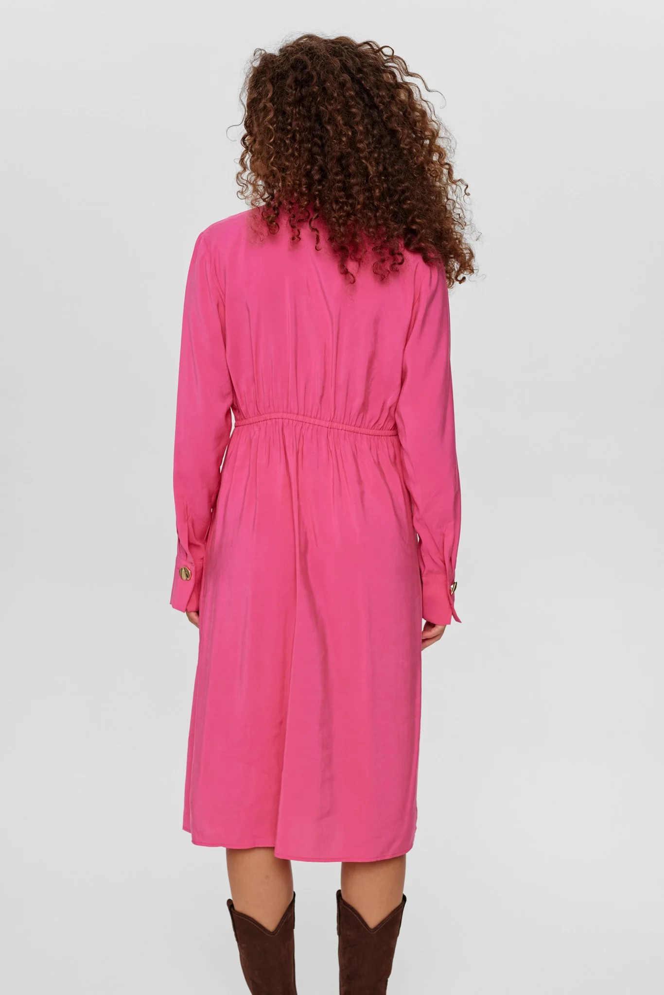 NUDEBBIE DRESS - Raspberry Sorbet - Image 2