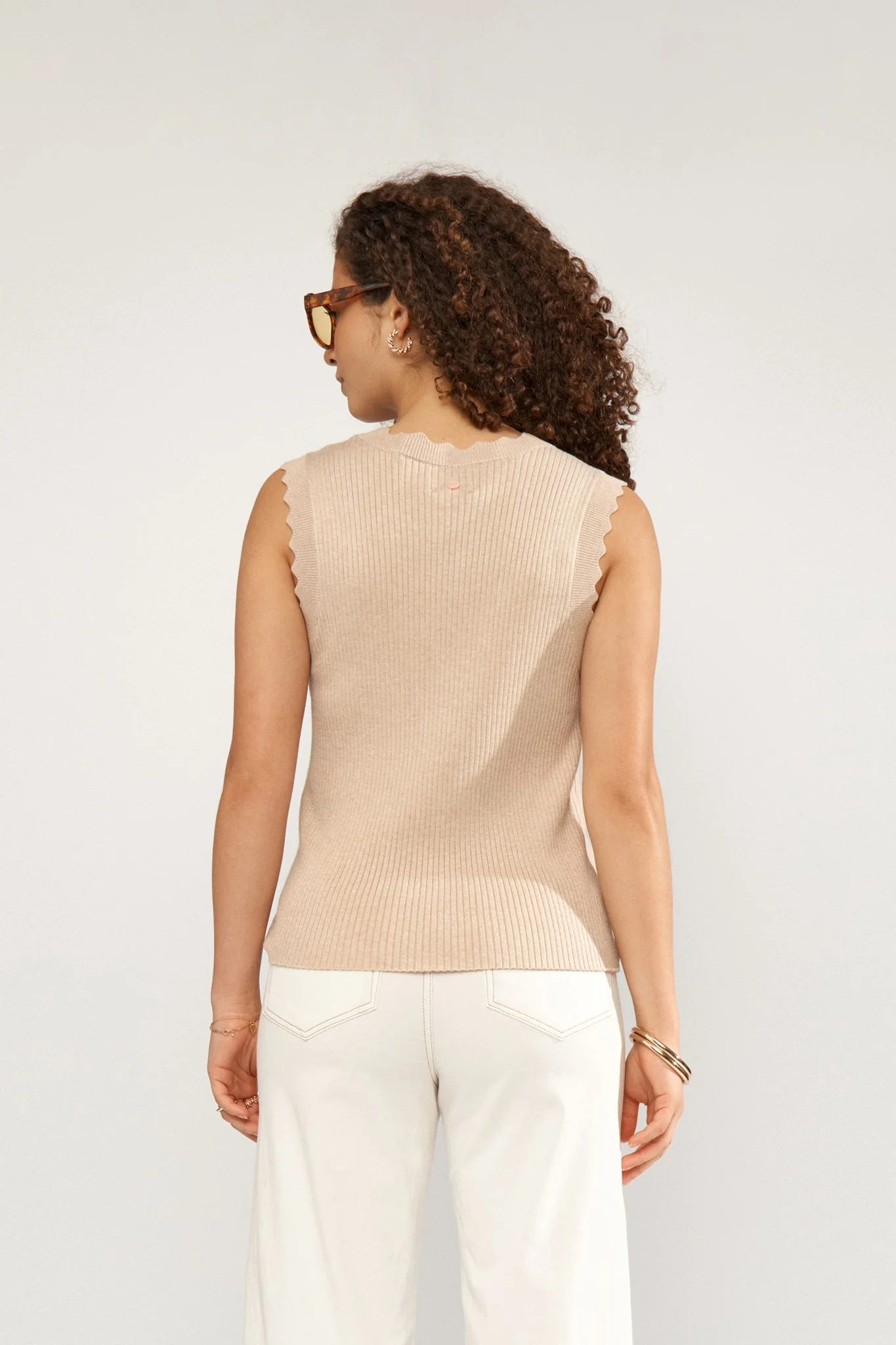 NUDEIDRA VEST - Irish Cream - Image 2