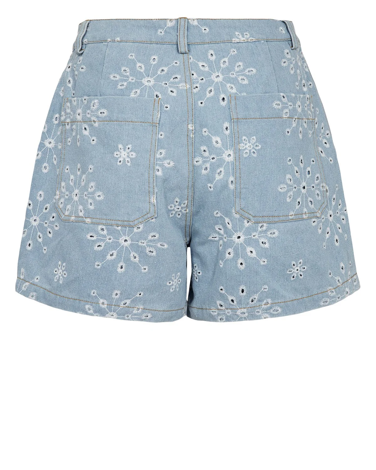 NUDELILAH SHORTS - Light Blue Denim - Image 7