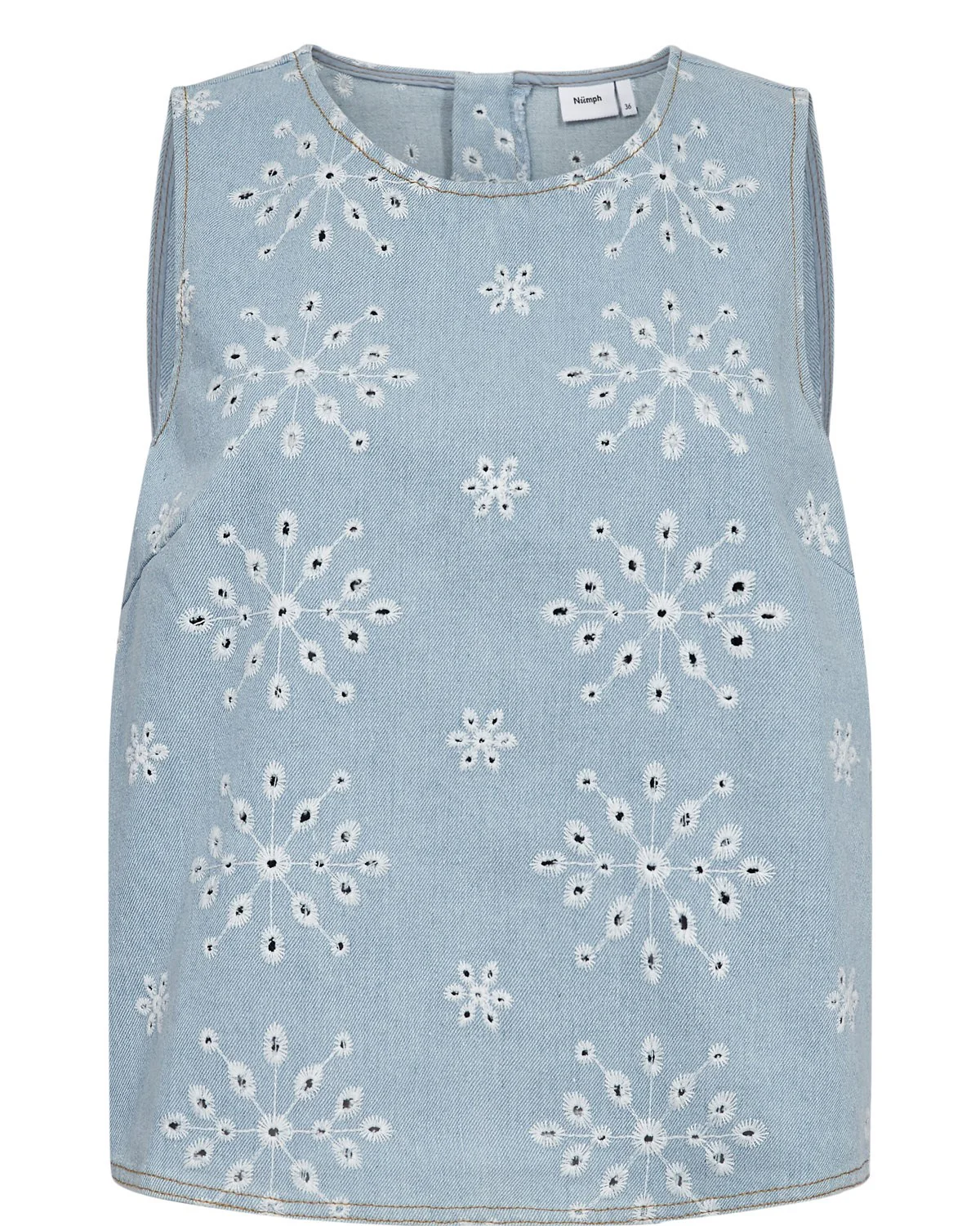 NUDELILAH TOP  - Light Blue Denim - Image 6