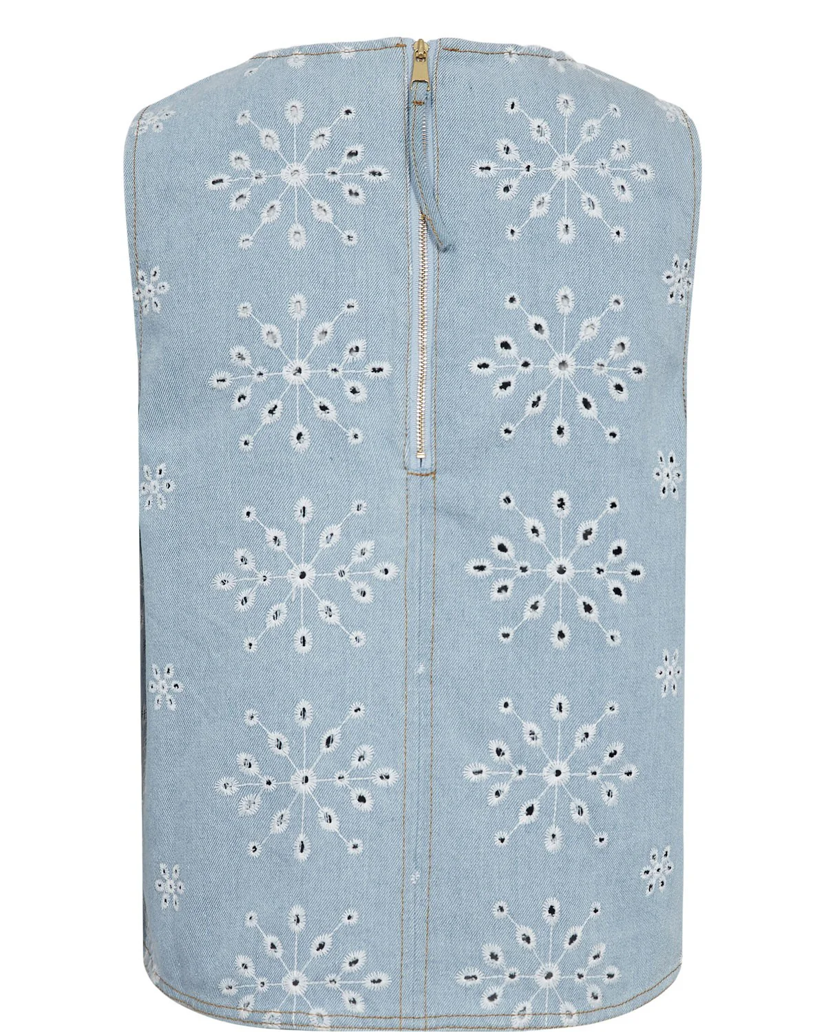 NUDELILAH TOP  - Light Blue Denim - Image 7
