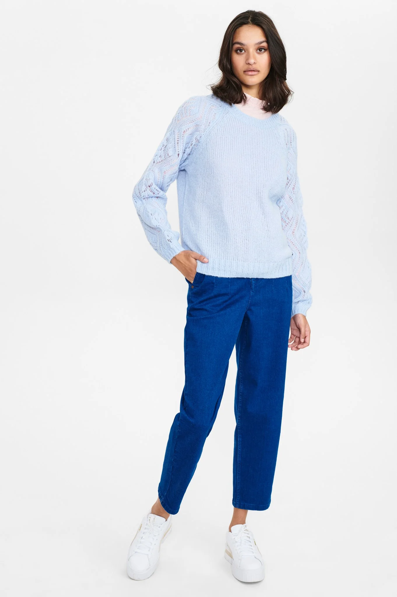 NUDELISE PULLOVER - Della Robbia Blue - Image 3