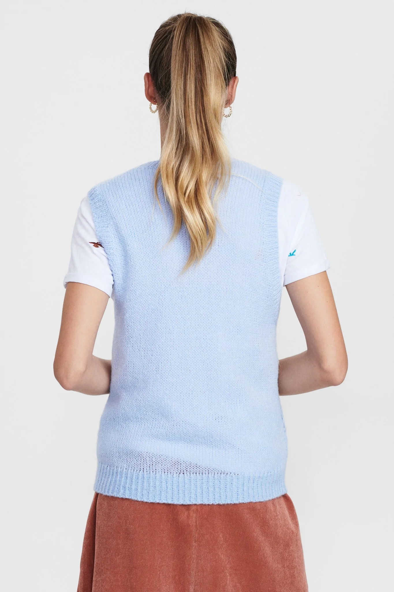 NUDELISE VEST - Della Robbia Blue - Image 2
