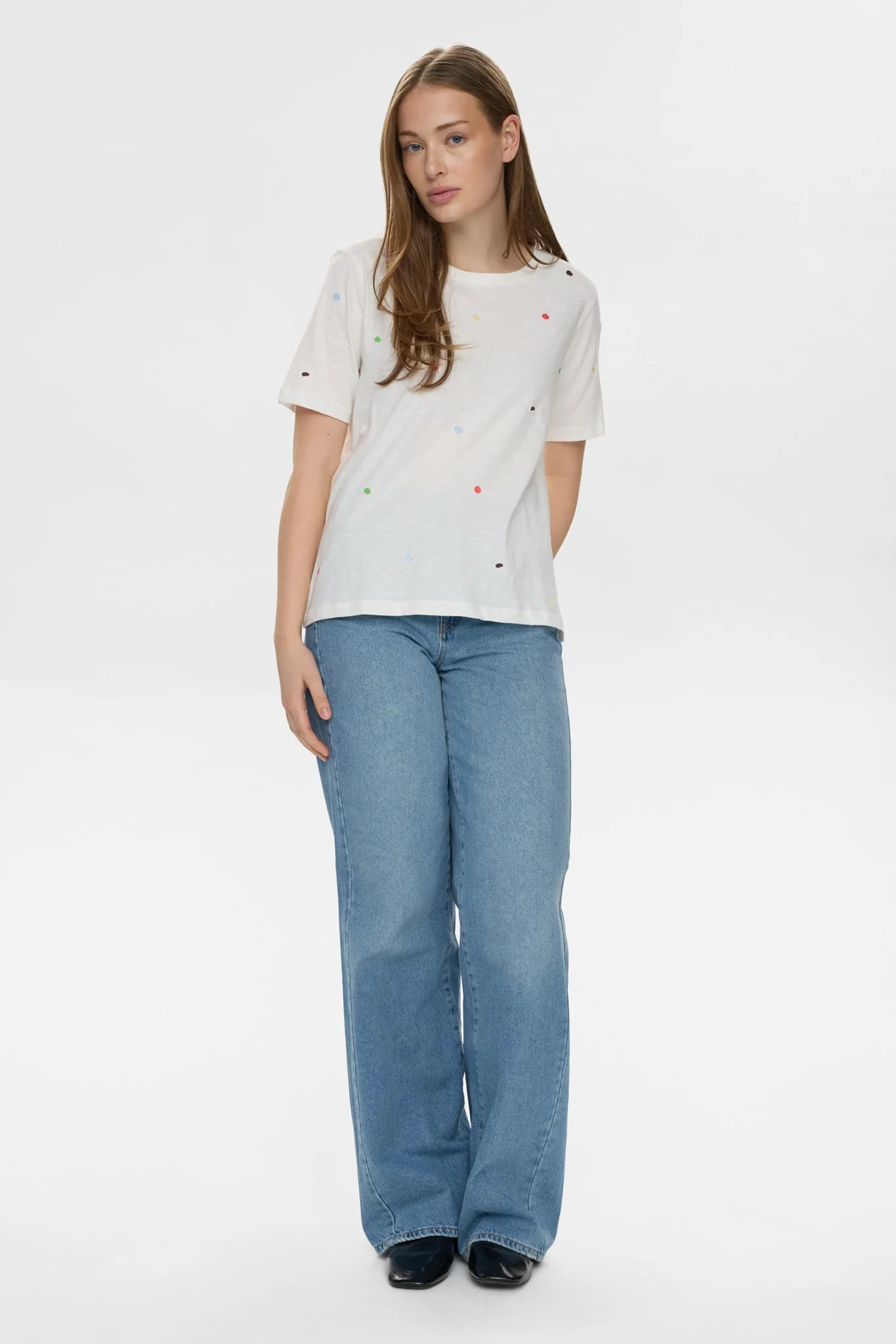 NUDELORA T-SHIRT - GOTS - Cloud Dancer - Image 3