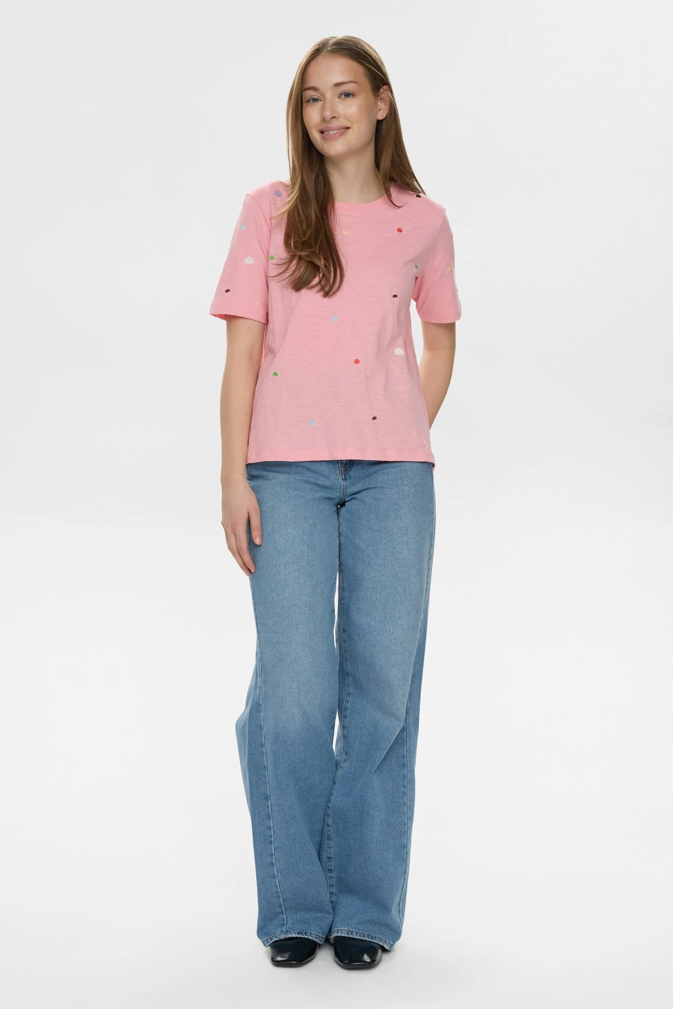 NUDELORA T-SHIRT - GOTS - Peony - Image 3