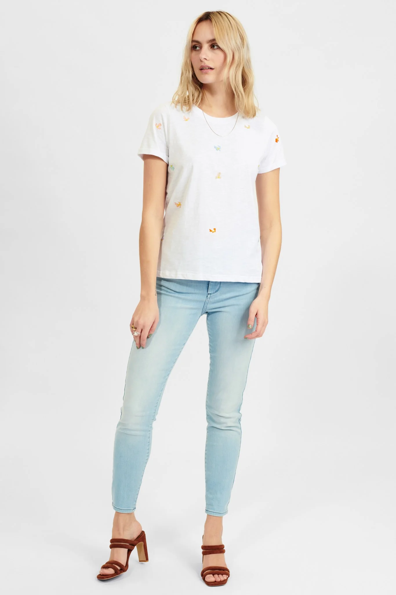NUDELPHI TEE - Bright White - Image 3