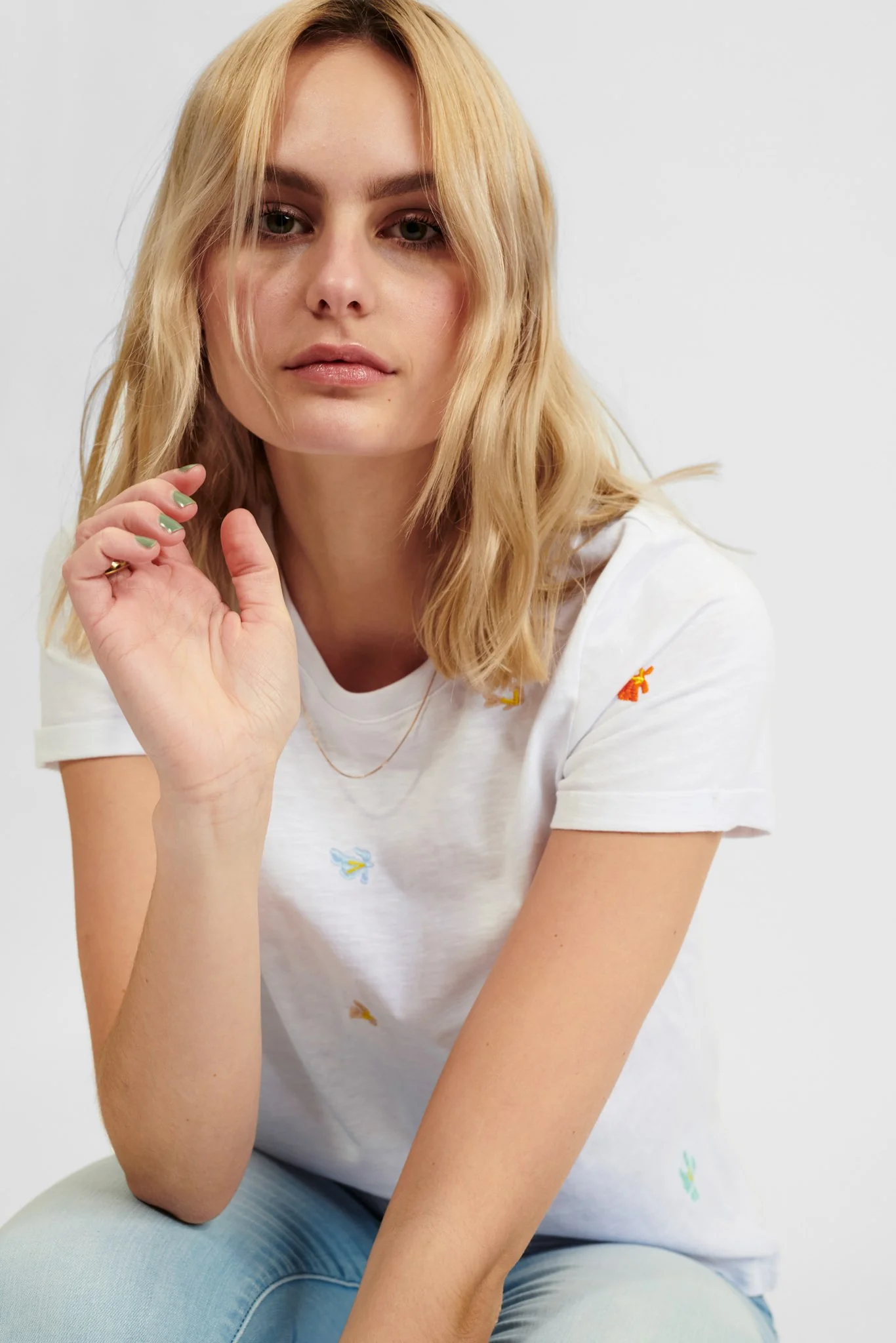 NUDELPHI TEE - Bright White - Image 6