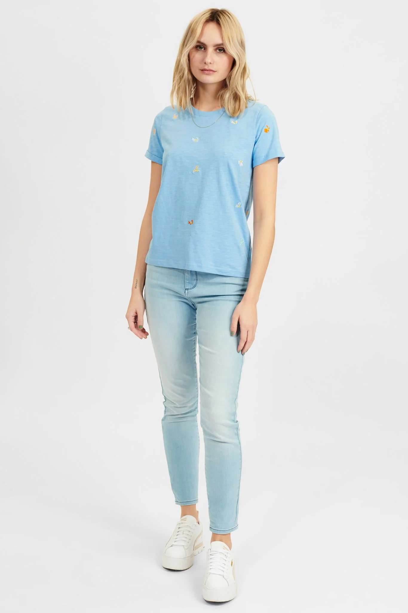 NUDELPHI TEE - Della Robbia Blue - Image 3