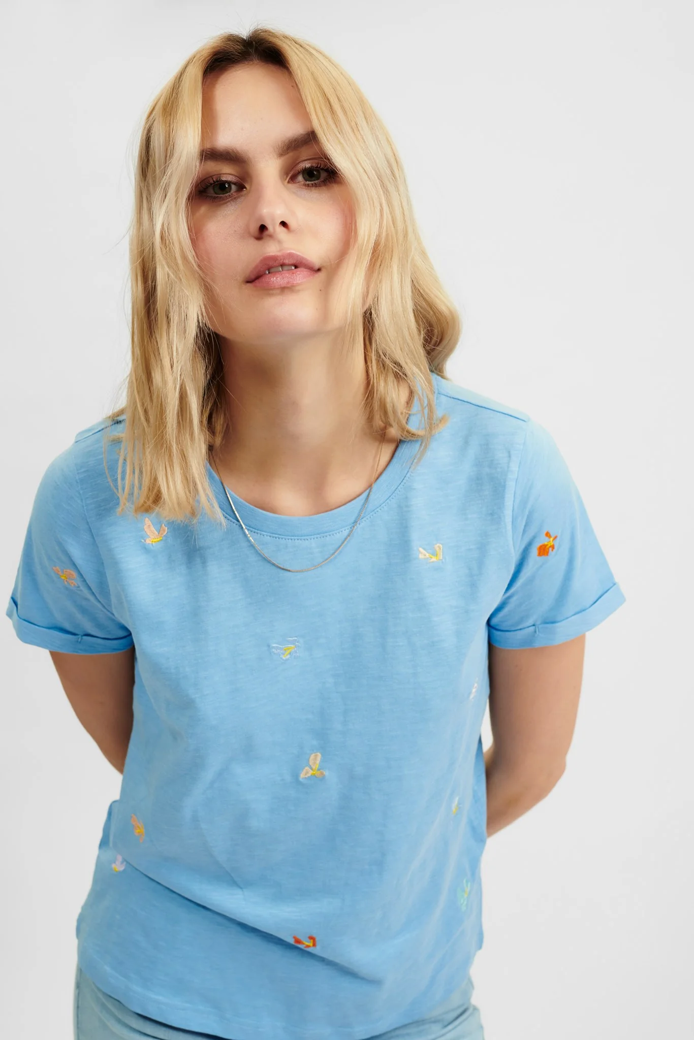 NUDELPHI TEE - Della Robbia Blue - Image 6