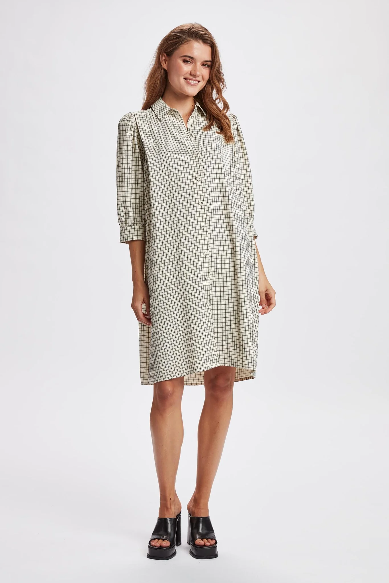 NUDERYA DRESS - Sandshell - Image 3