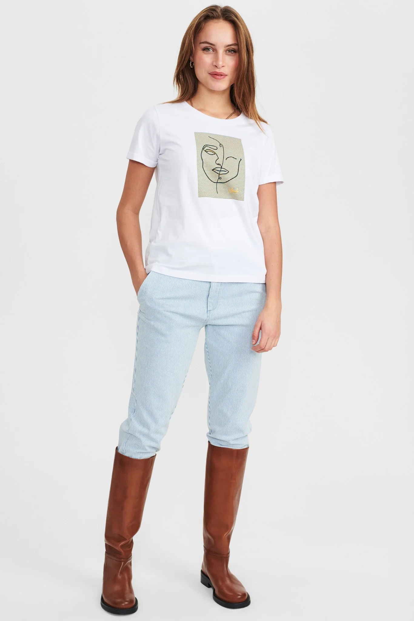NUDEXTER TEE - Bright White - Image 3