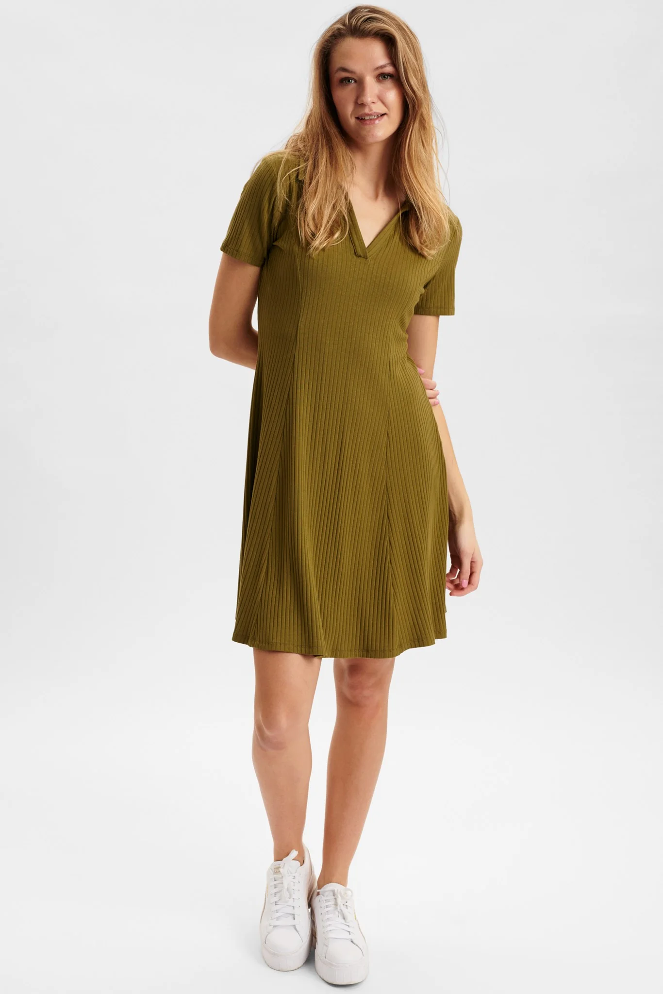 NUDIAZ DRESS - MARTINI OLIVE - Image 3