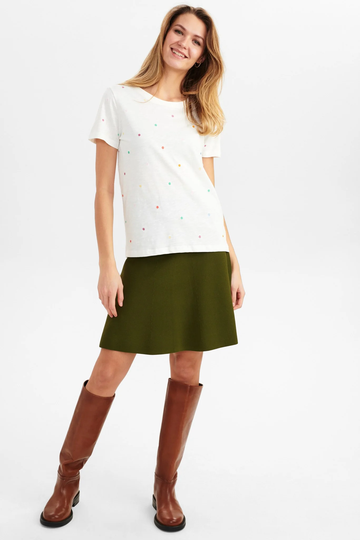 NUDIJA TEE - Cloud Dancer - Image 3