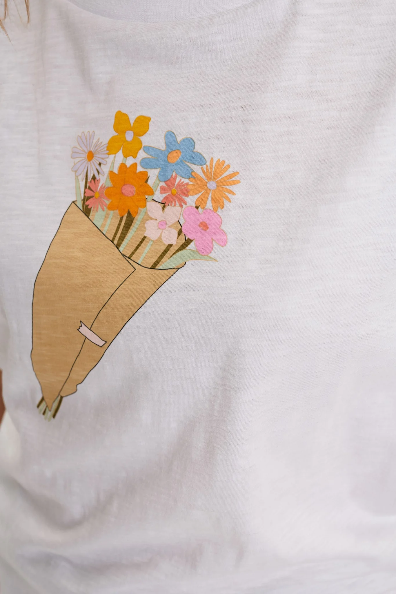 NUDILLY TEE - Bright White - Image 4