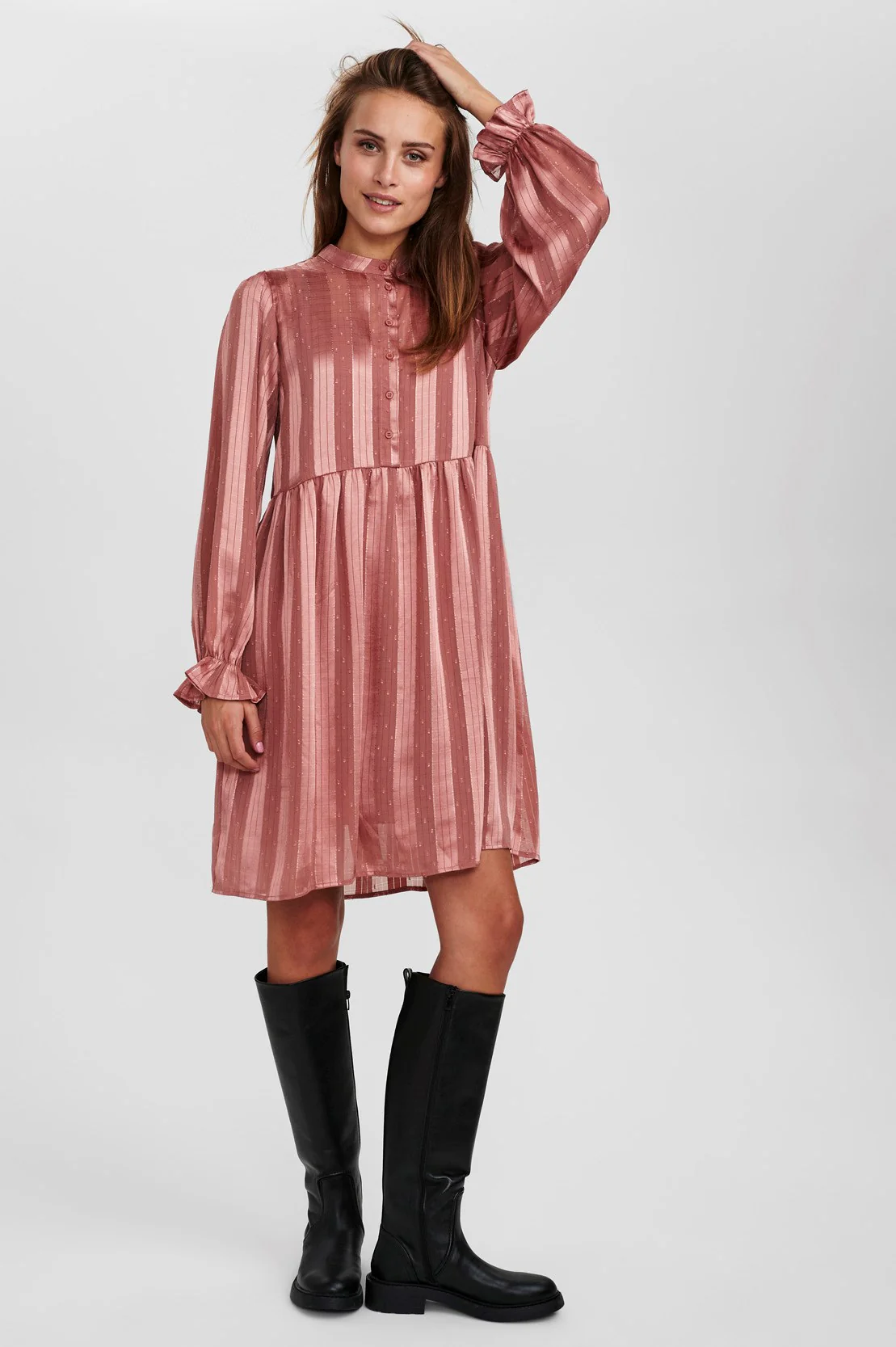 NUDOTSKY DRESS - Apricot Brandy - Image 3