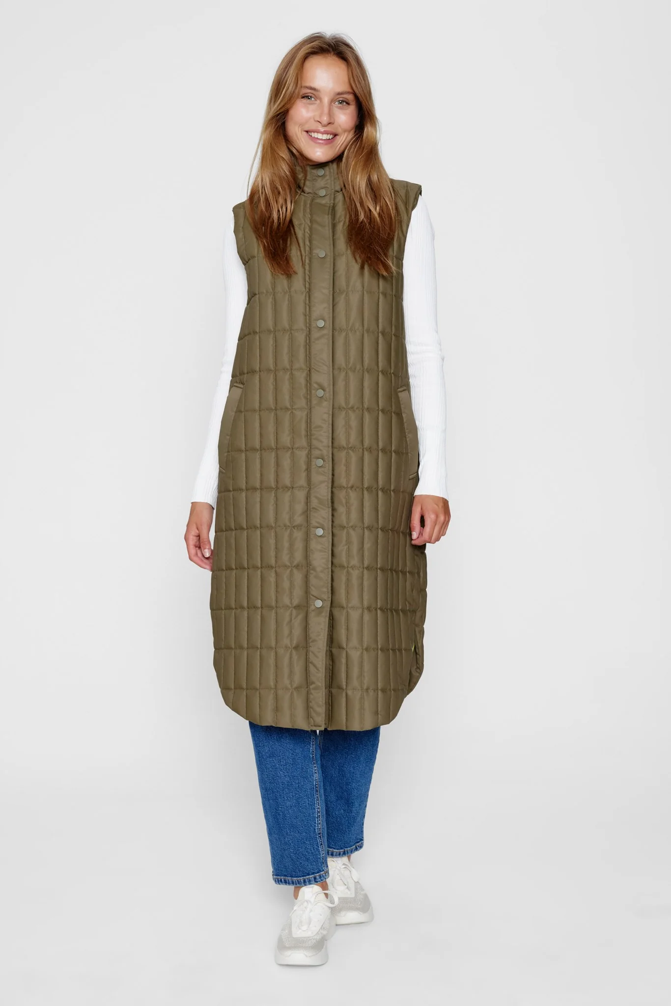 NUDRAINY WAISTCOAT - Ivy Green - Image 3
