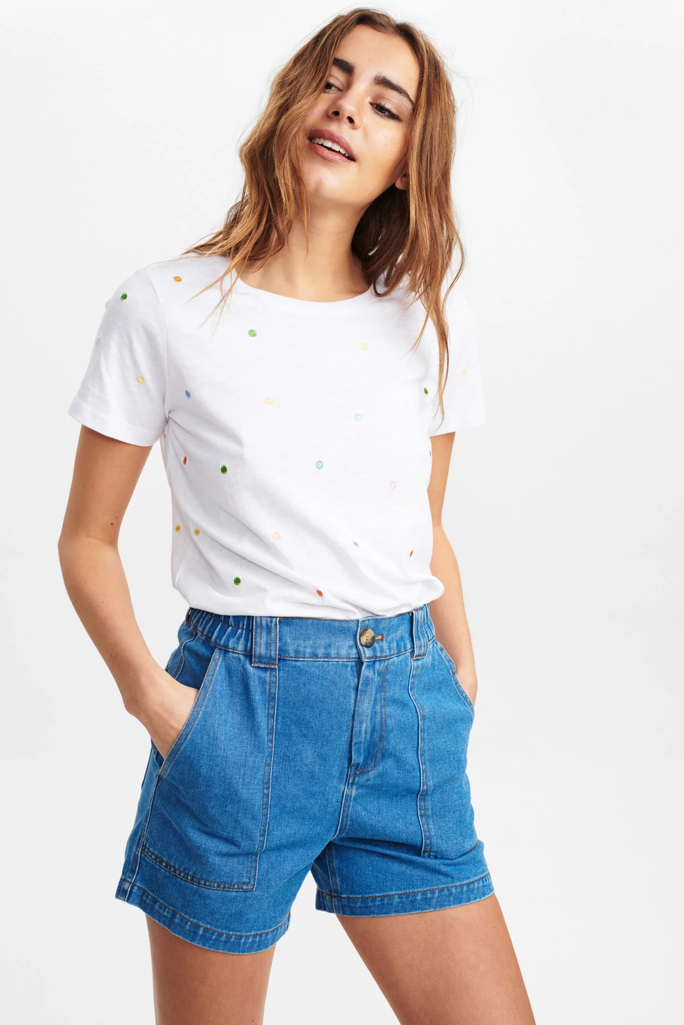NUDREA TEE - Bright White - Image 6