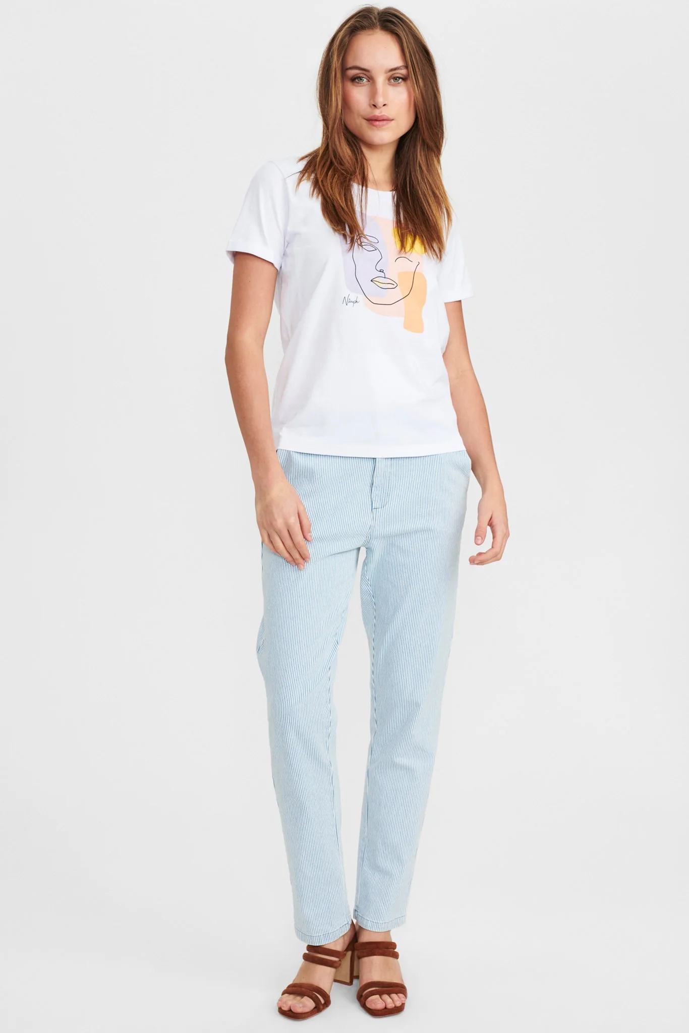 NUDREE TEE - Bright White - Image 3