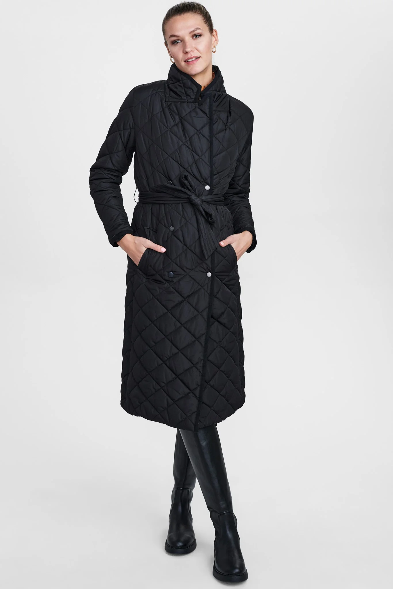 NUDUFFY TRENCHCOAT - Caviar - Image 3